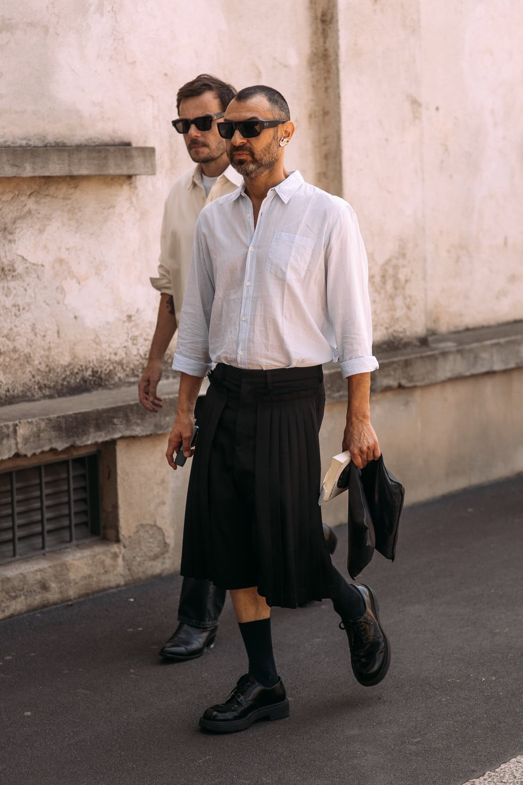 Milano Milan Men's Street Style Spring 2026 Shows