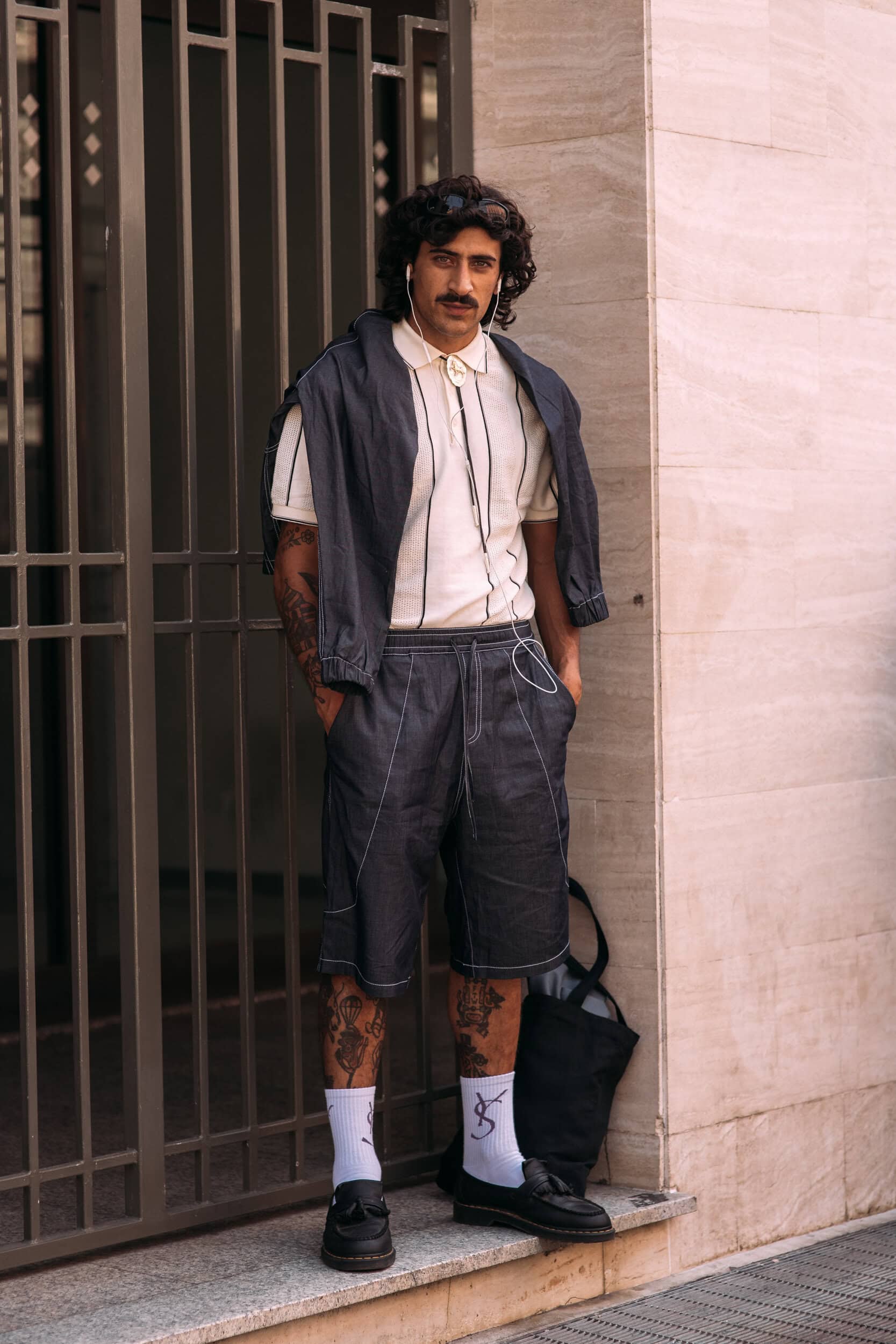 Milano Milan Men's Street Style Spring 2026 Shows
