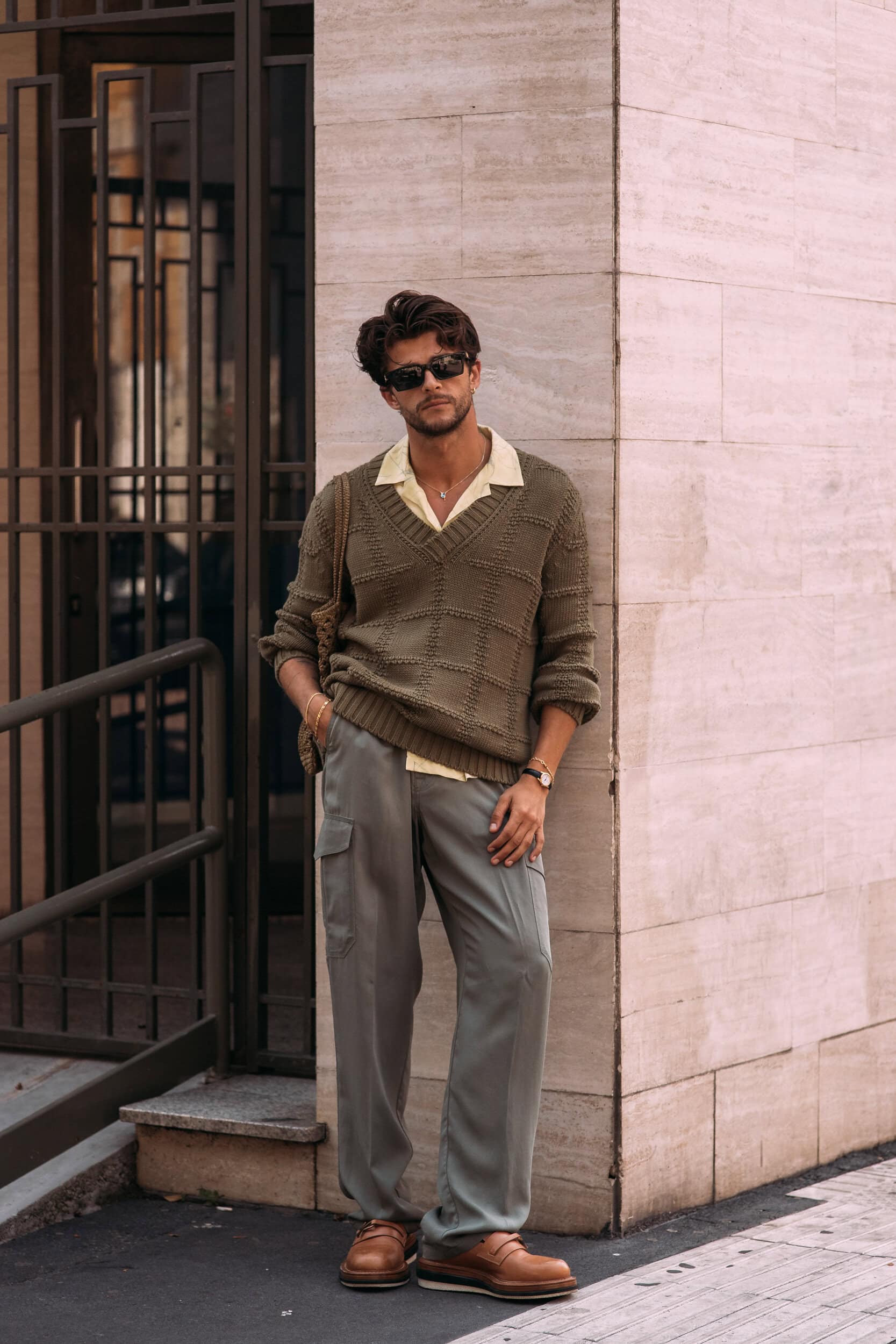 Milano Milan Men's Street Style Spring 2026 Shows