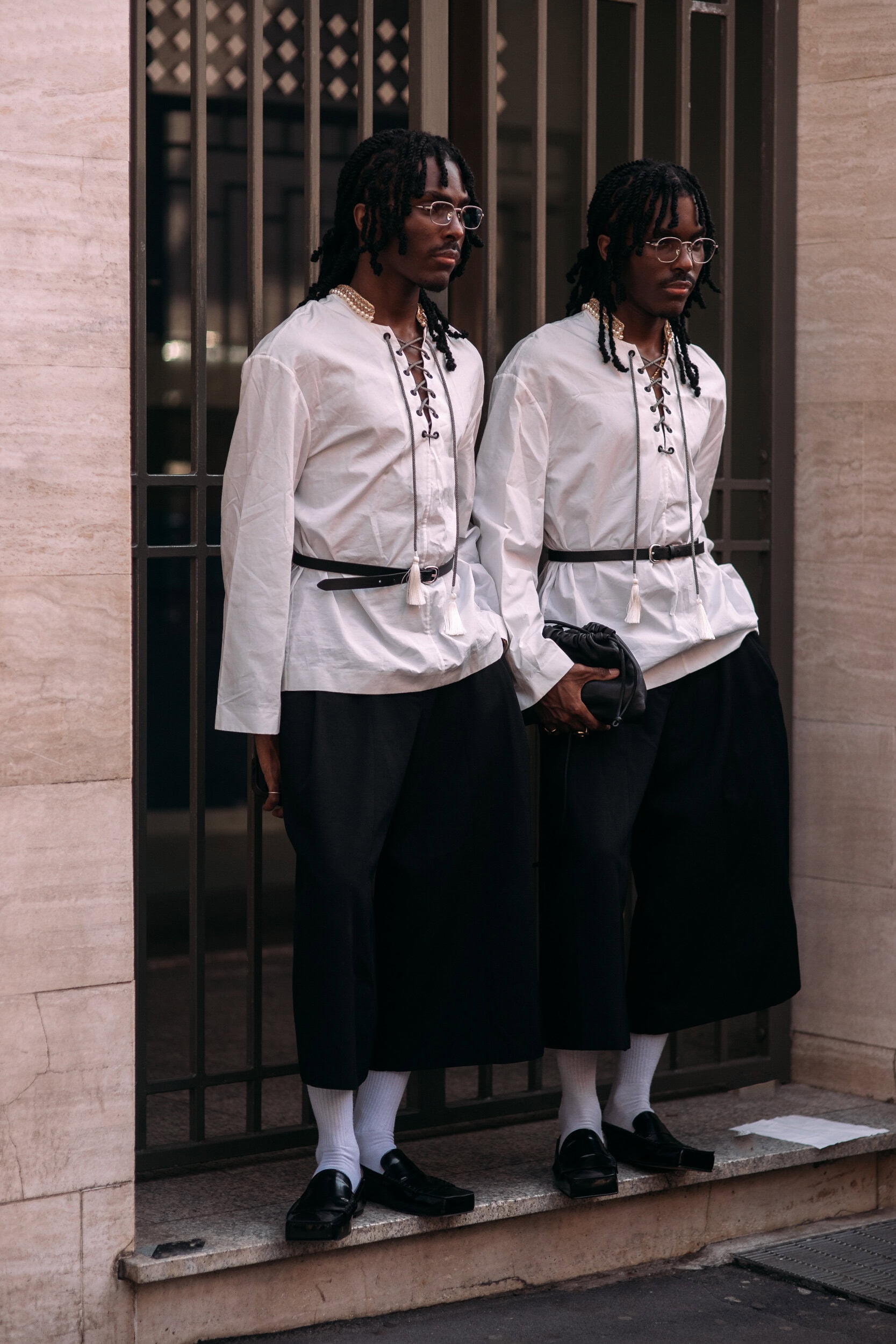 Milano Milan Men's Street Style Spring 2026 Shows