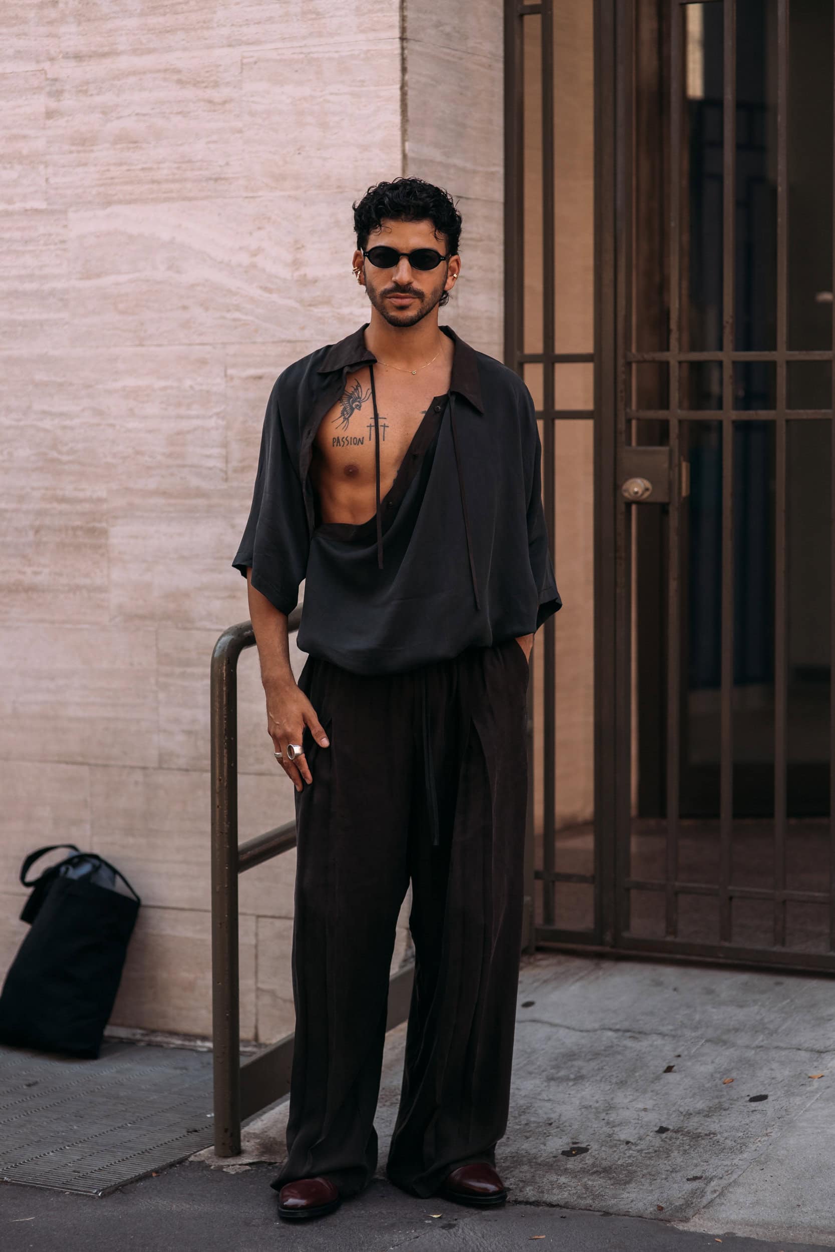 Milano Milan Men's Street Style Spring 2026 Shows