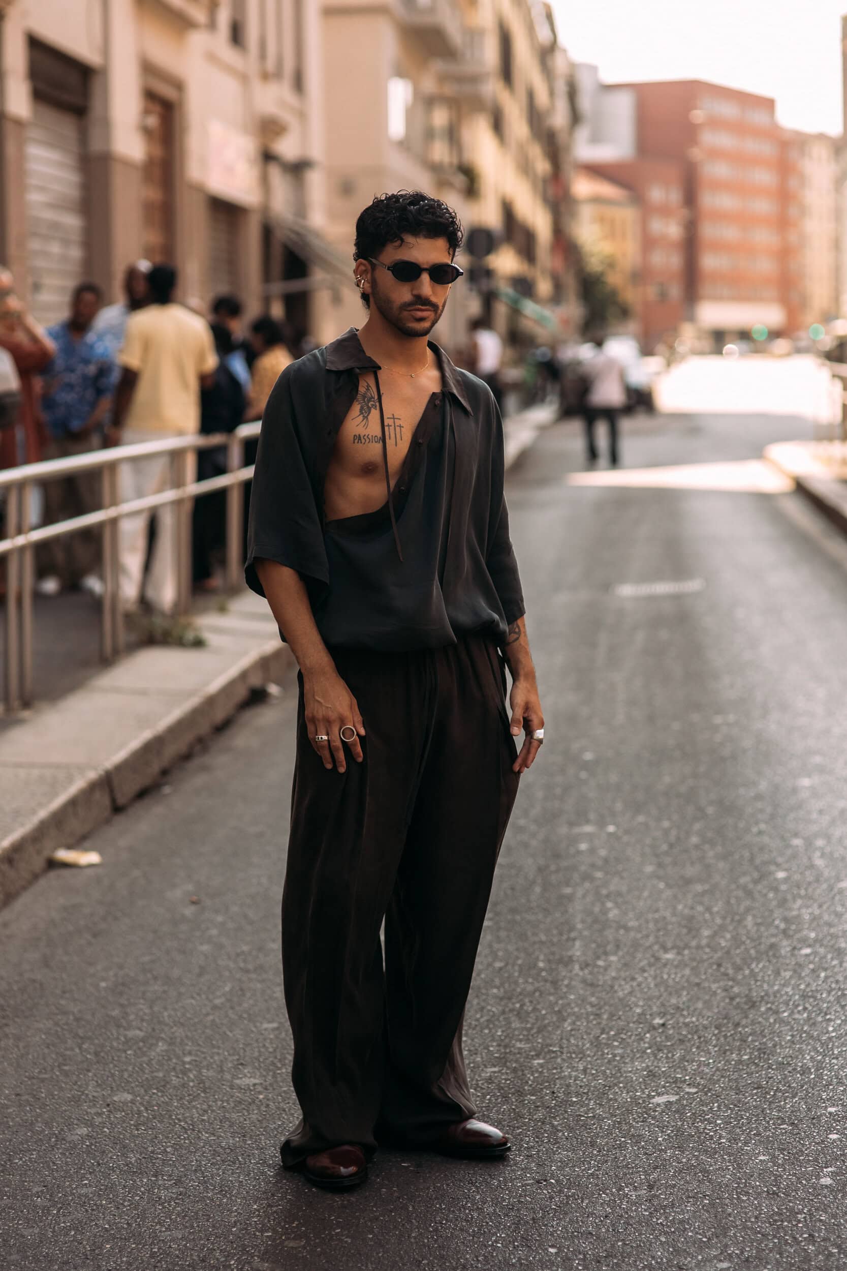 Milano Milan Men's Street Style Spring 2026 Shows