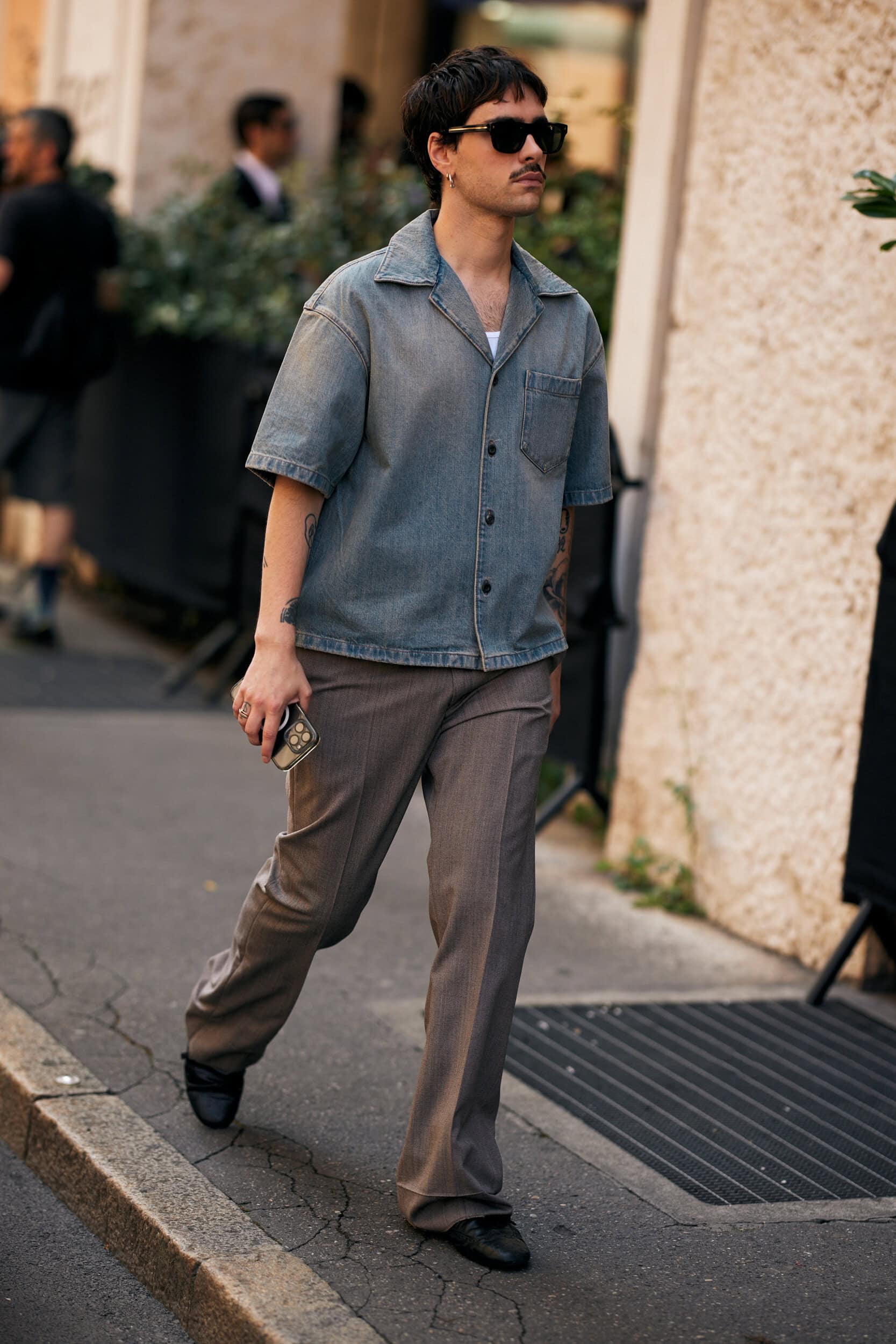 Milano Milan Men's Street Style Spring 2026 Shows