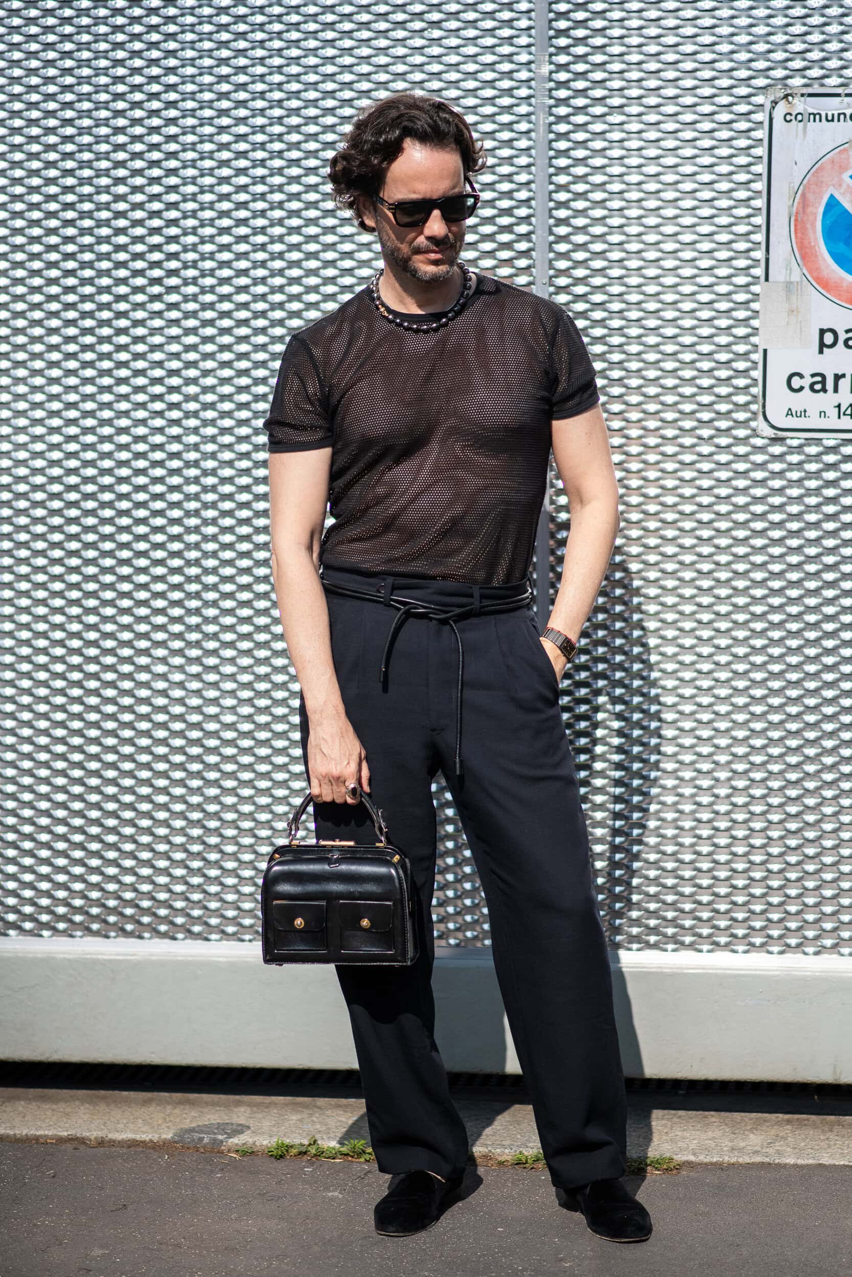 Milano Milan Men's Street Style Spring 2026 Shows