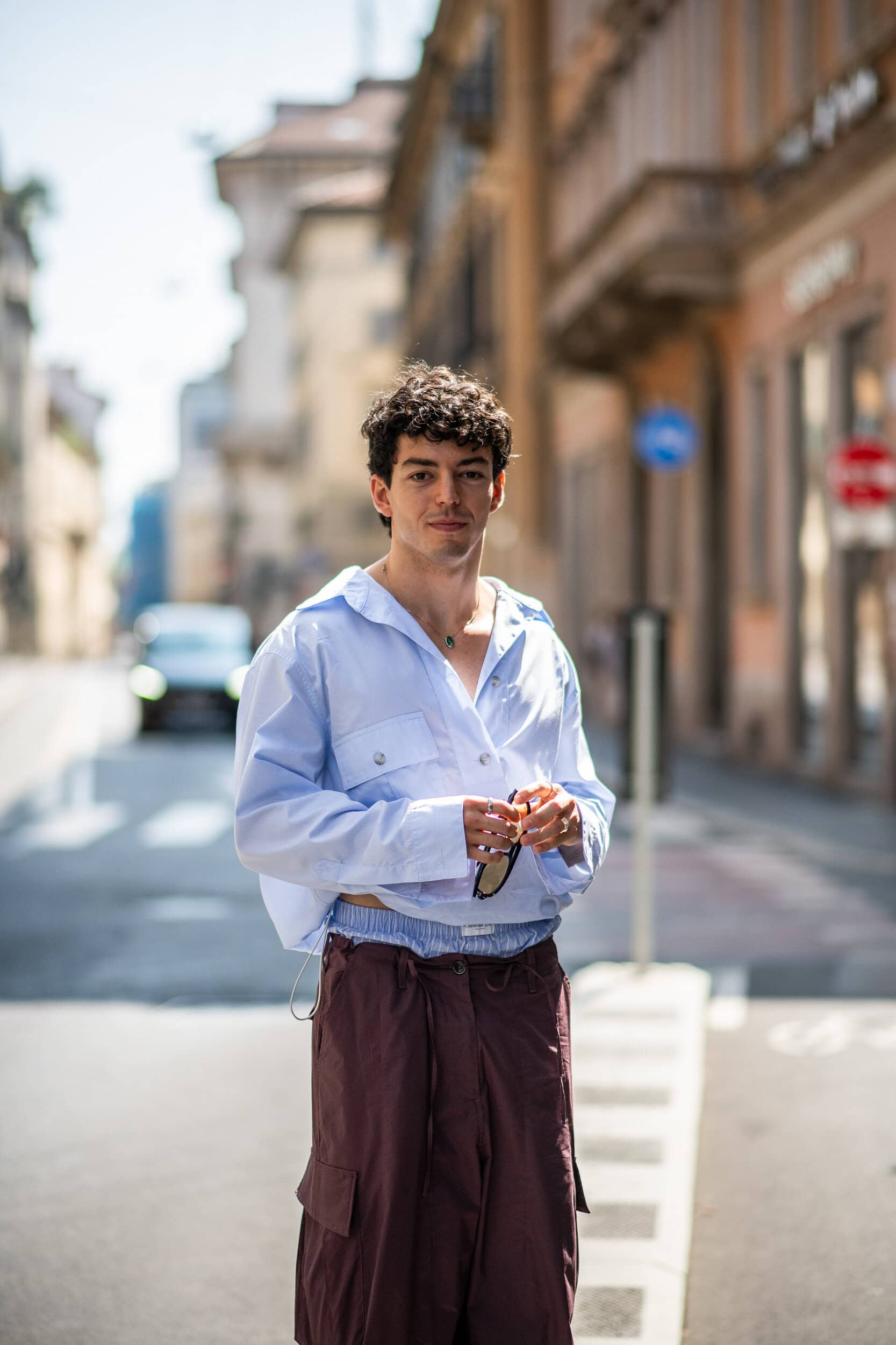 Milano Milan Men's Street Style Spring 2026 Shows