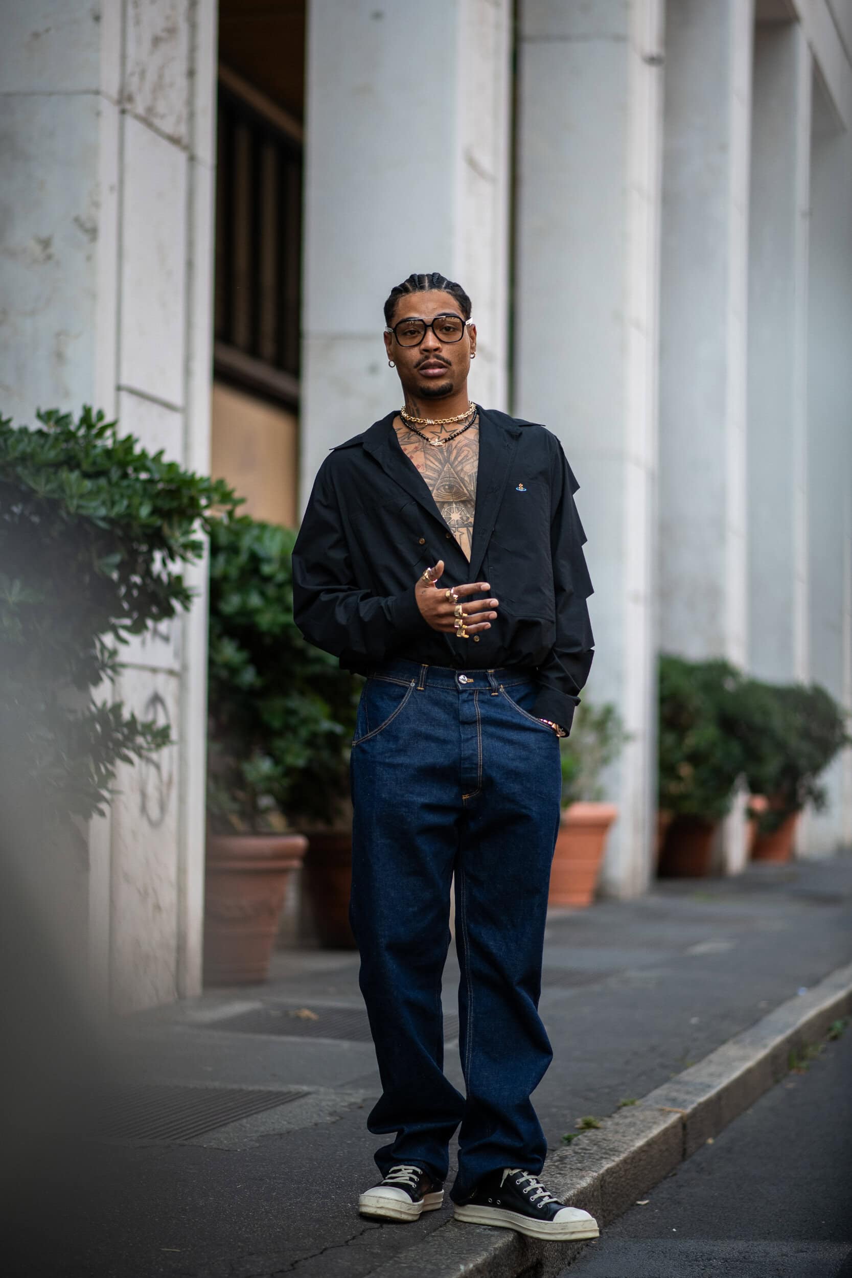 Milano Milan Men's Street Style Spring 2026 Shows