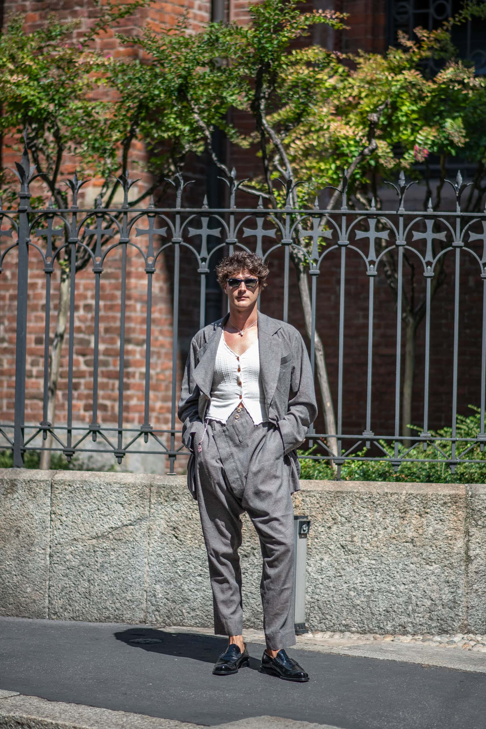 Milano Milan Men's Street Style Spring 2026 Shows