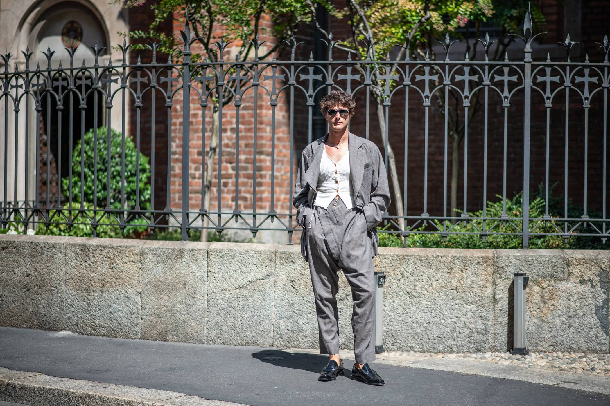 Milano Milan Men's Street Style Spring 2026 Shows