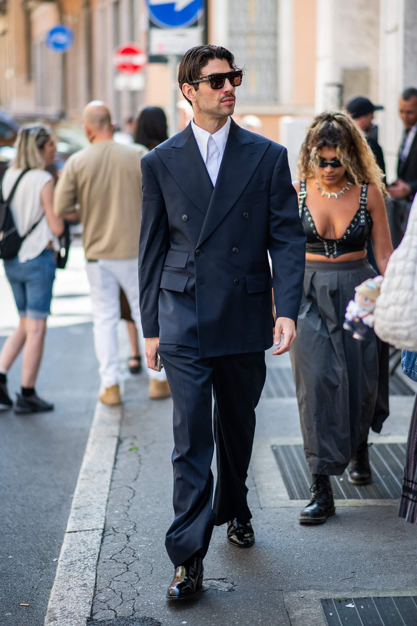 Milano Milan Men's Street Style Spring 2026 Shows