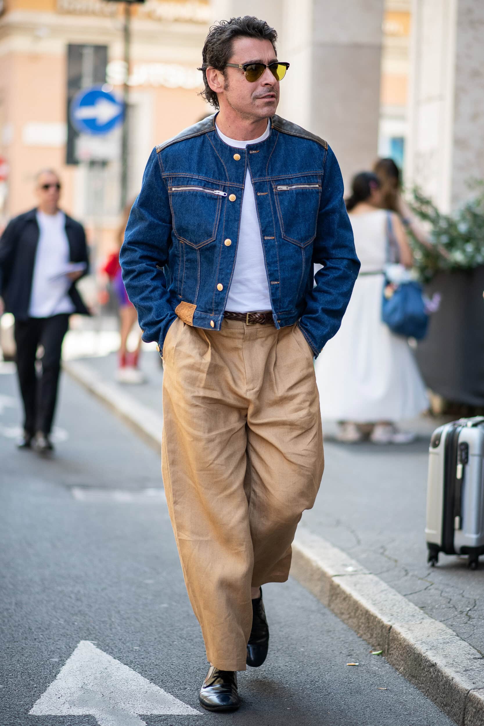 Milano Milan Men's Street Style Spring 2026 Shows
