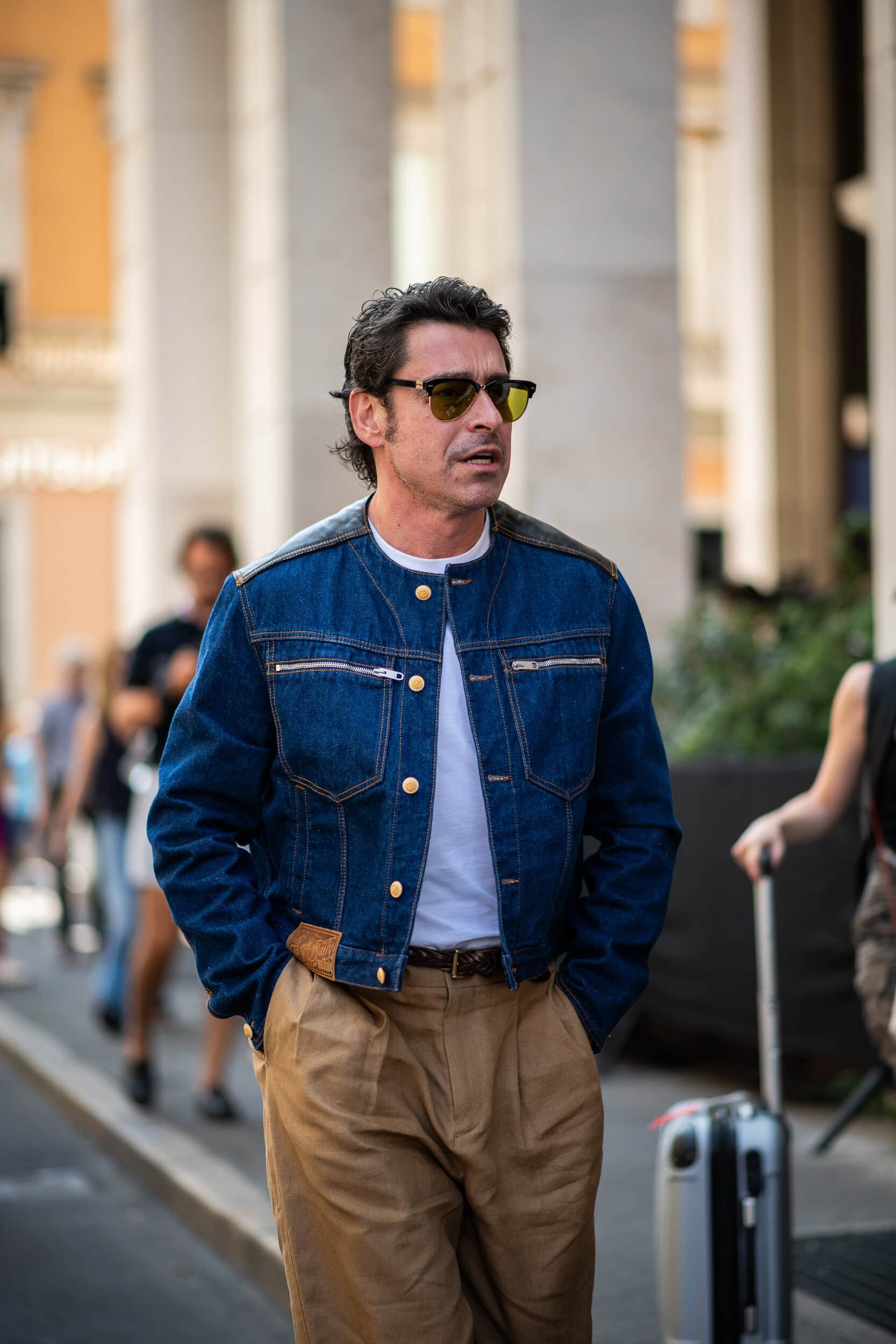 Milano Milan Men's Street Style Spring 2026 Shows