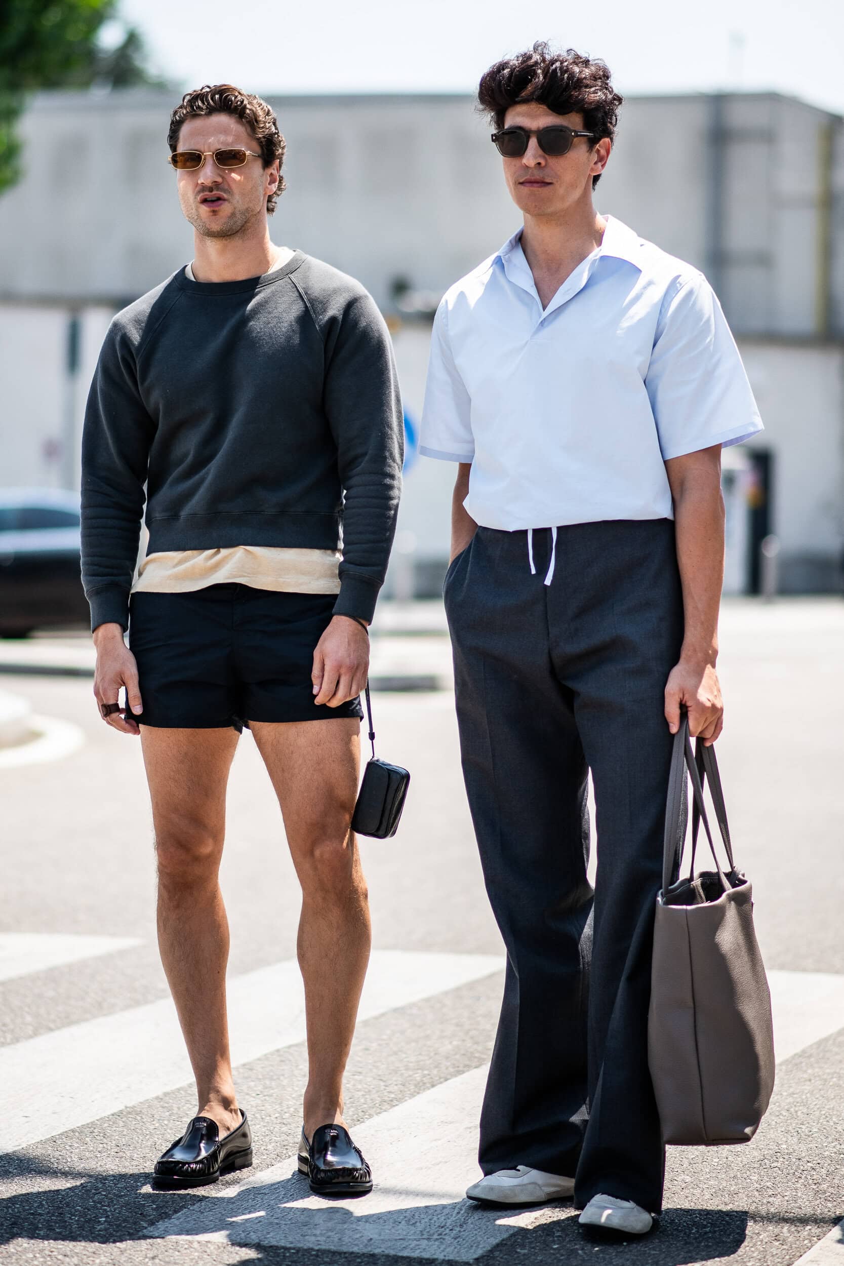 Milano Milan Men's Street Style Spring 2026 Shows