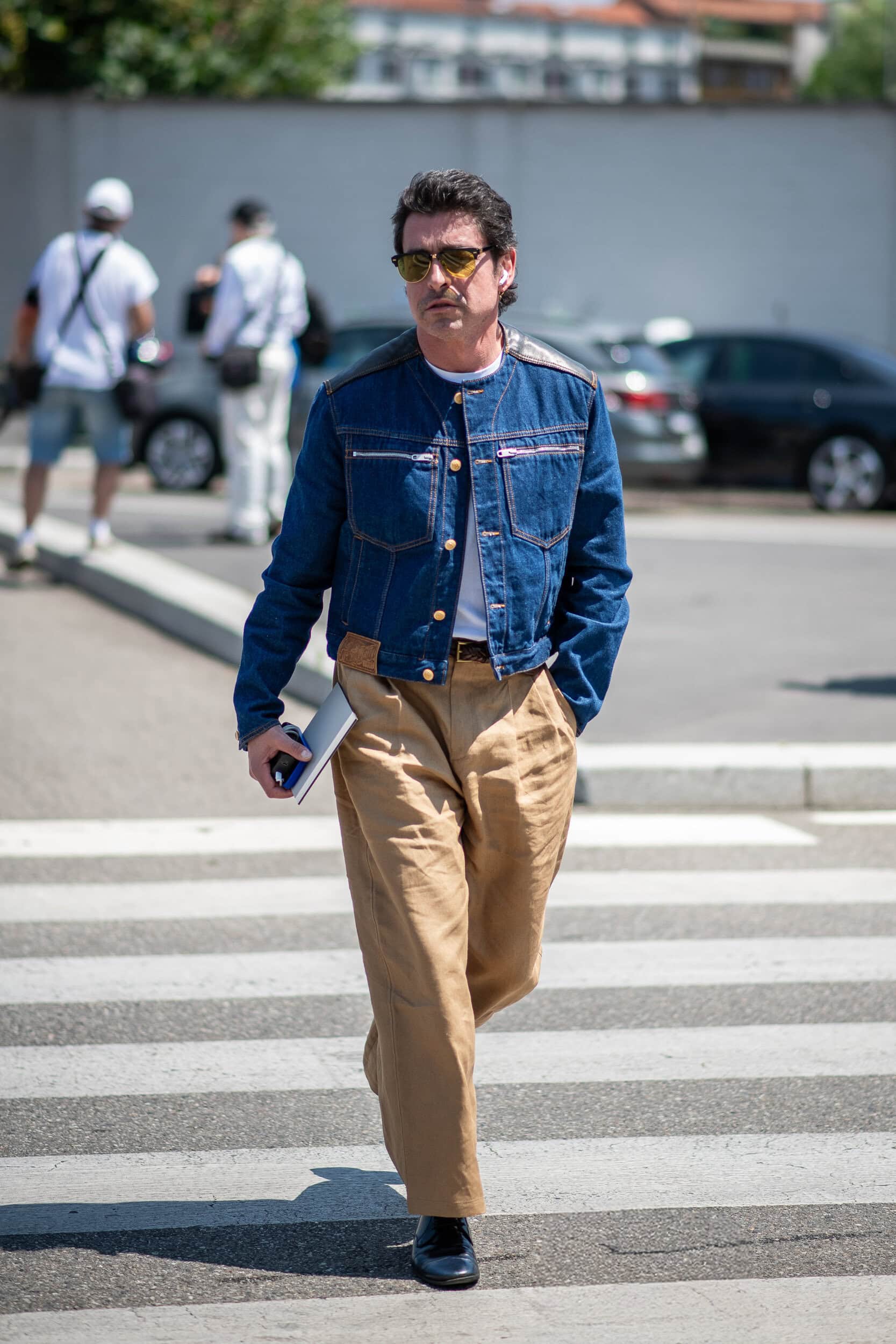 Milano Milan Men's Street Style Spring 2026 Shows