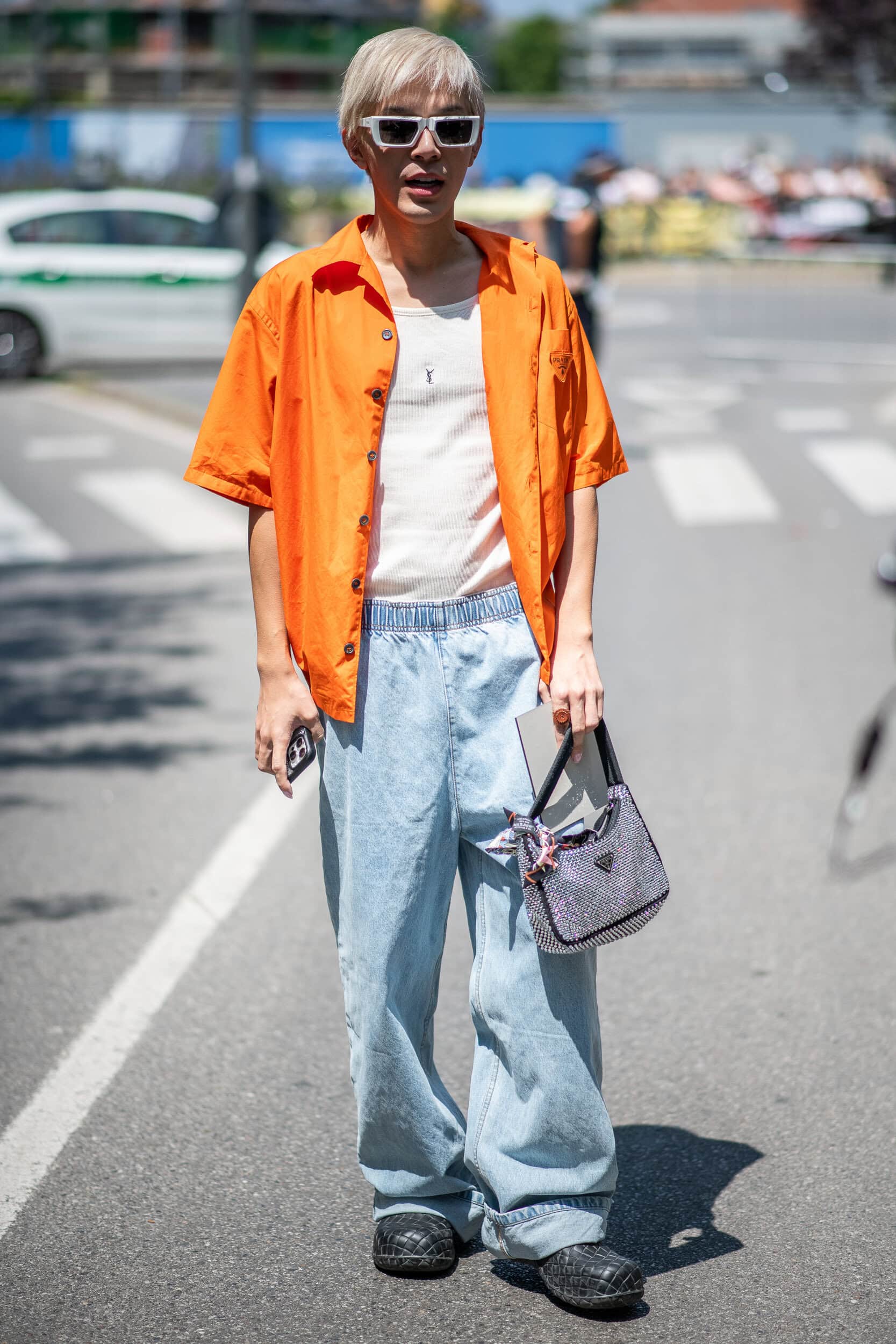 Milano Milan Men's Street Style Spring 2026 Shows