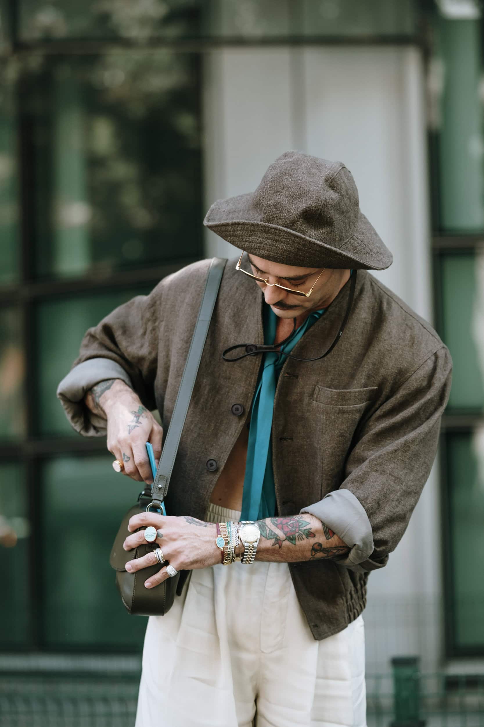Milano Milan Men's Street Style Spring 2026 Shows