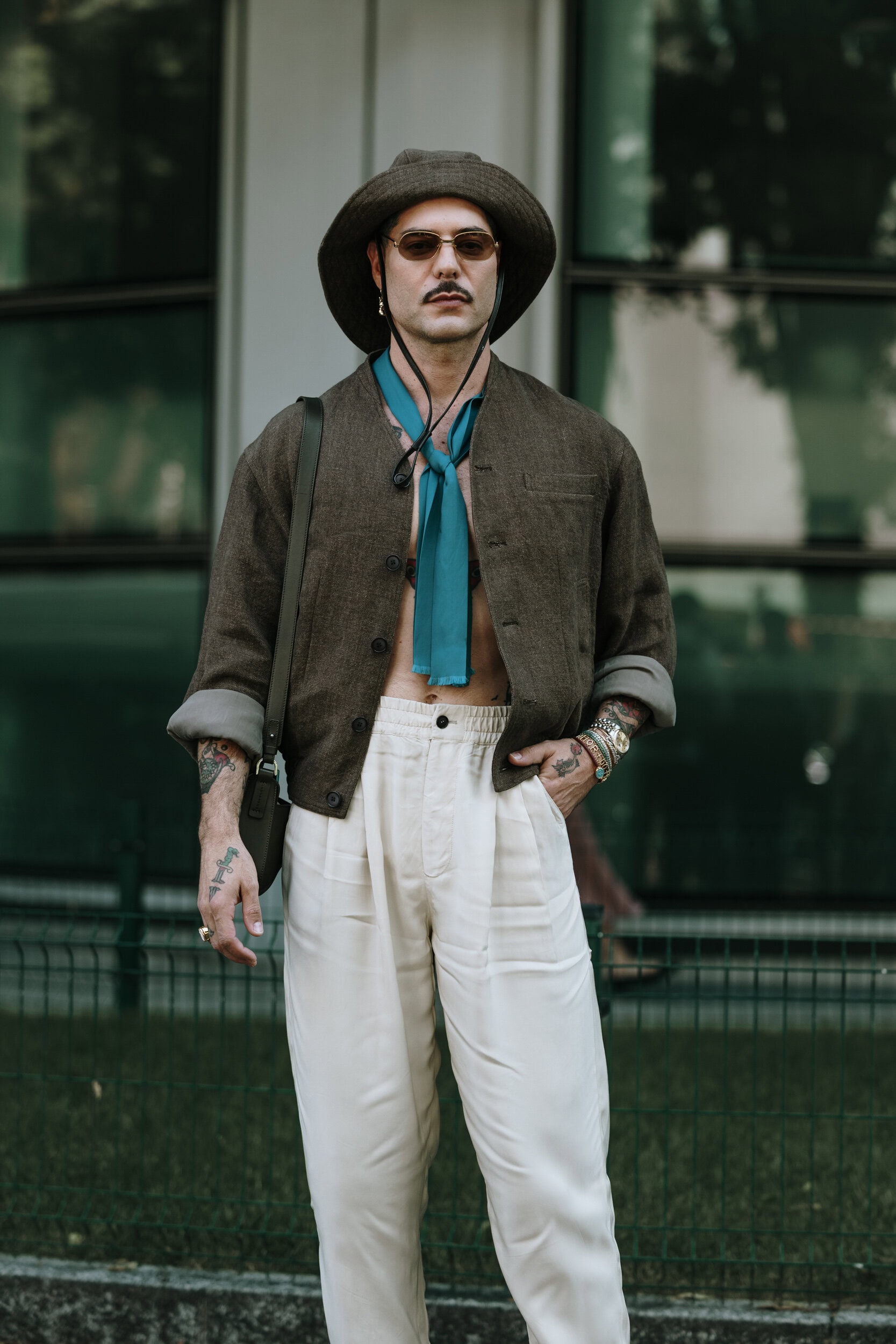 Milano Milan Men's Street Style Spring 2026 Shows