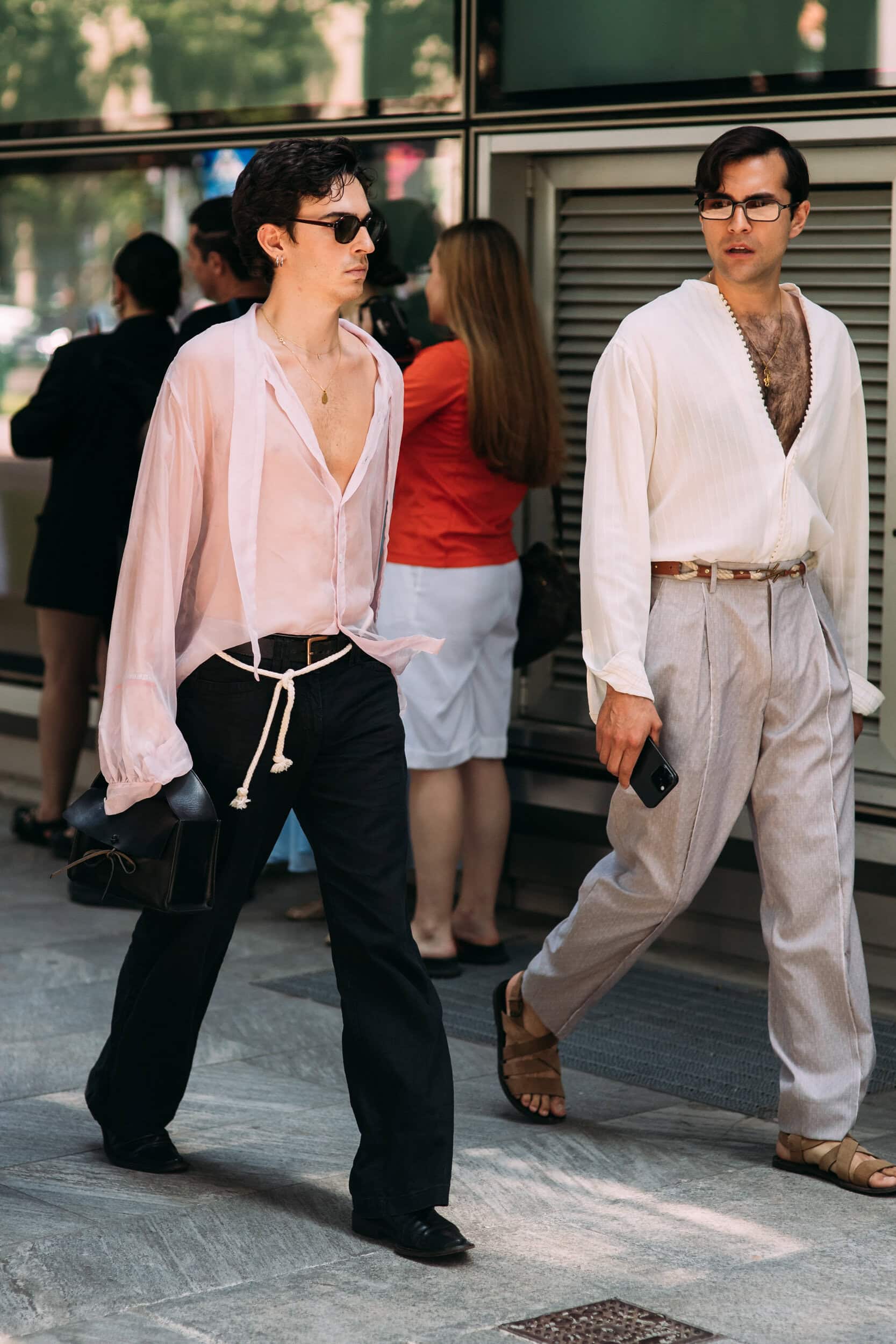Milano Milan Men's Street Style Spring 2026 Shows