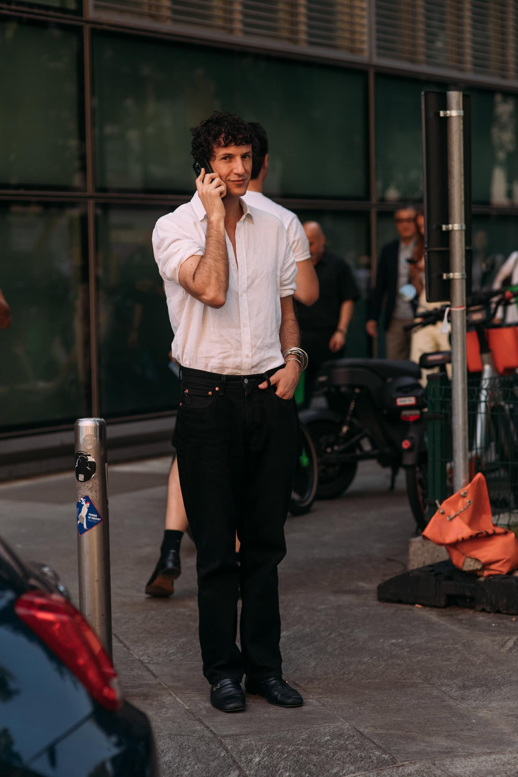 Milano Milan Men's Street Style Spring 2026 Shows