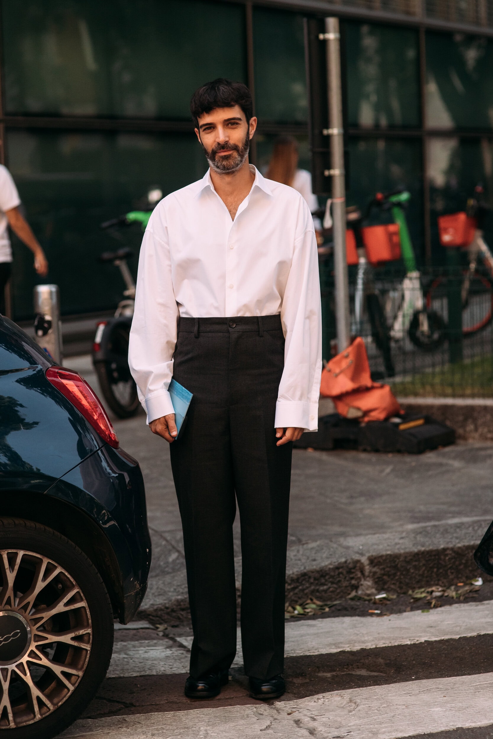Milano Milan Men's Street Style Spring 2026 Shows