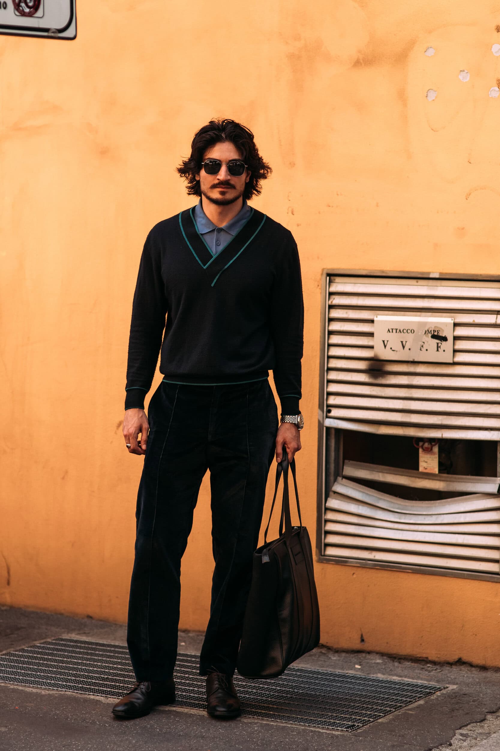Milano Milan Men's Street Style Spring 2026 Shows