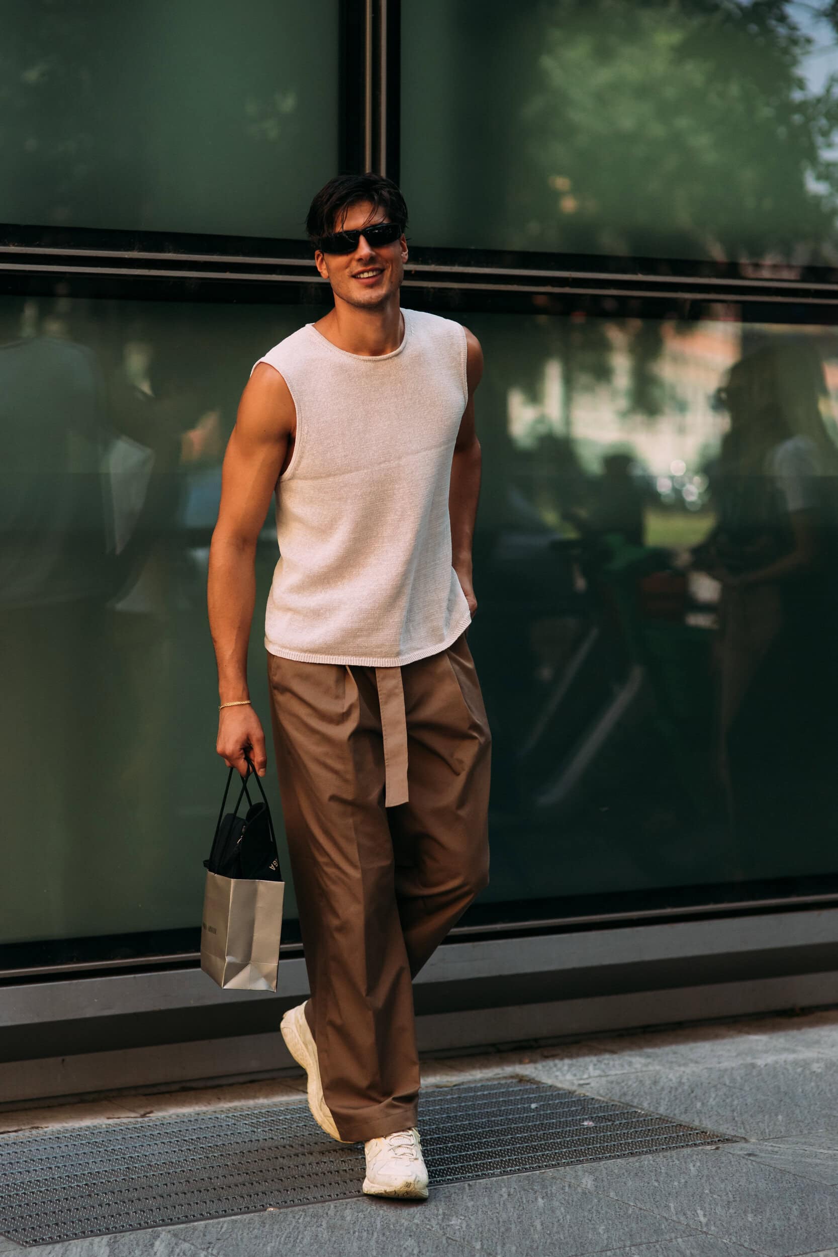 Milano Milan Men's Street Style Spring 2026 Shows
