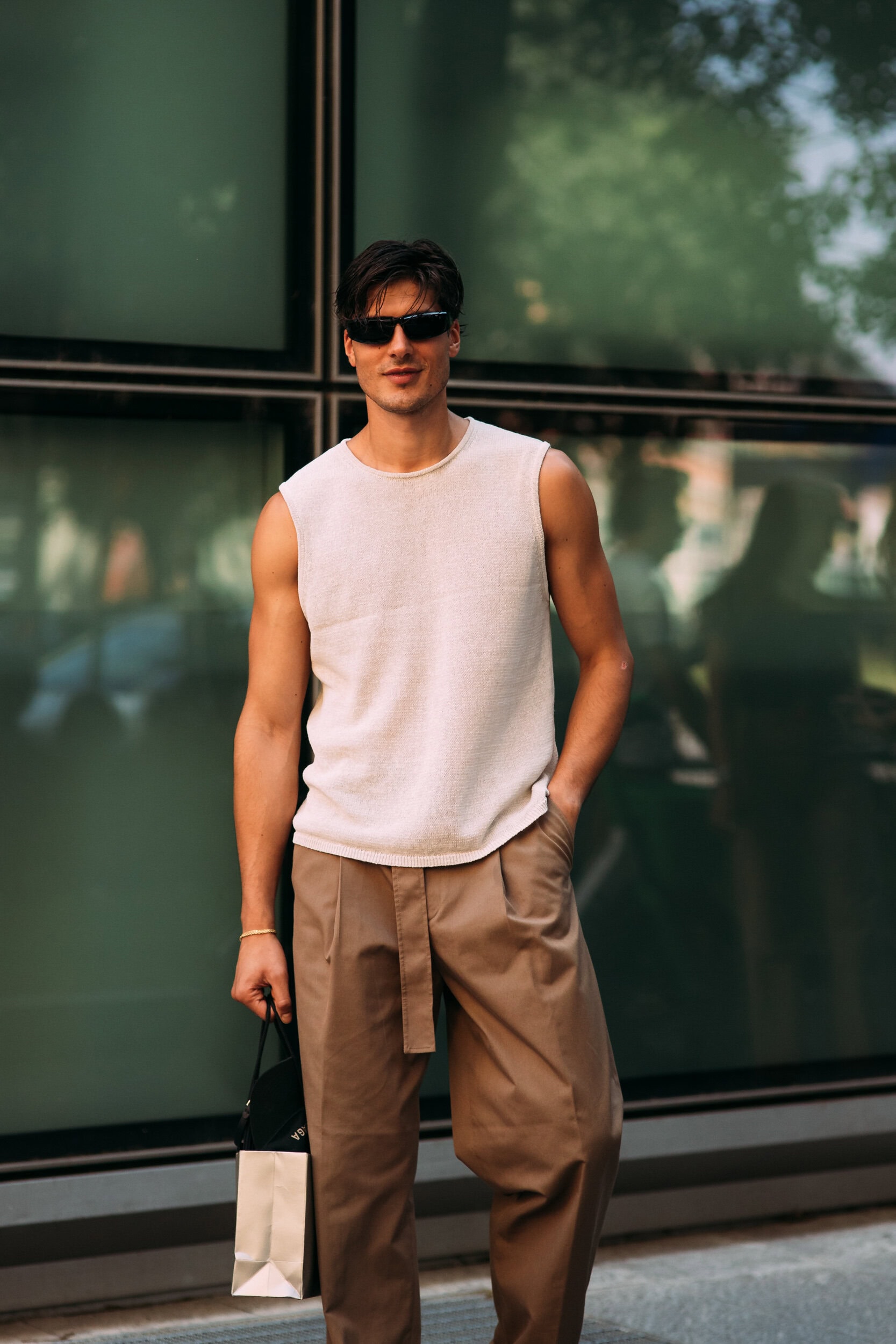 Milano Milan Men's Street Style Spring 2026 Shows