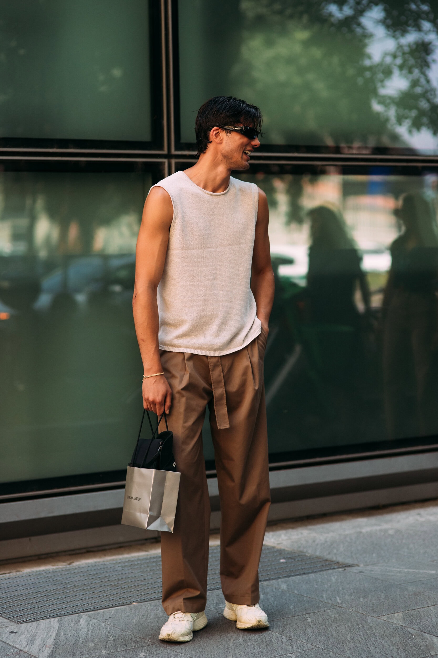 Milano Milan Men's Street Style Spring 2026 Shows