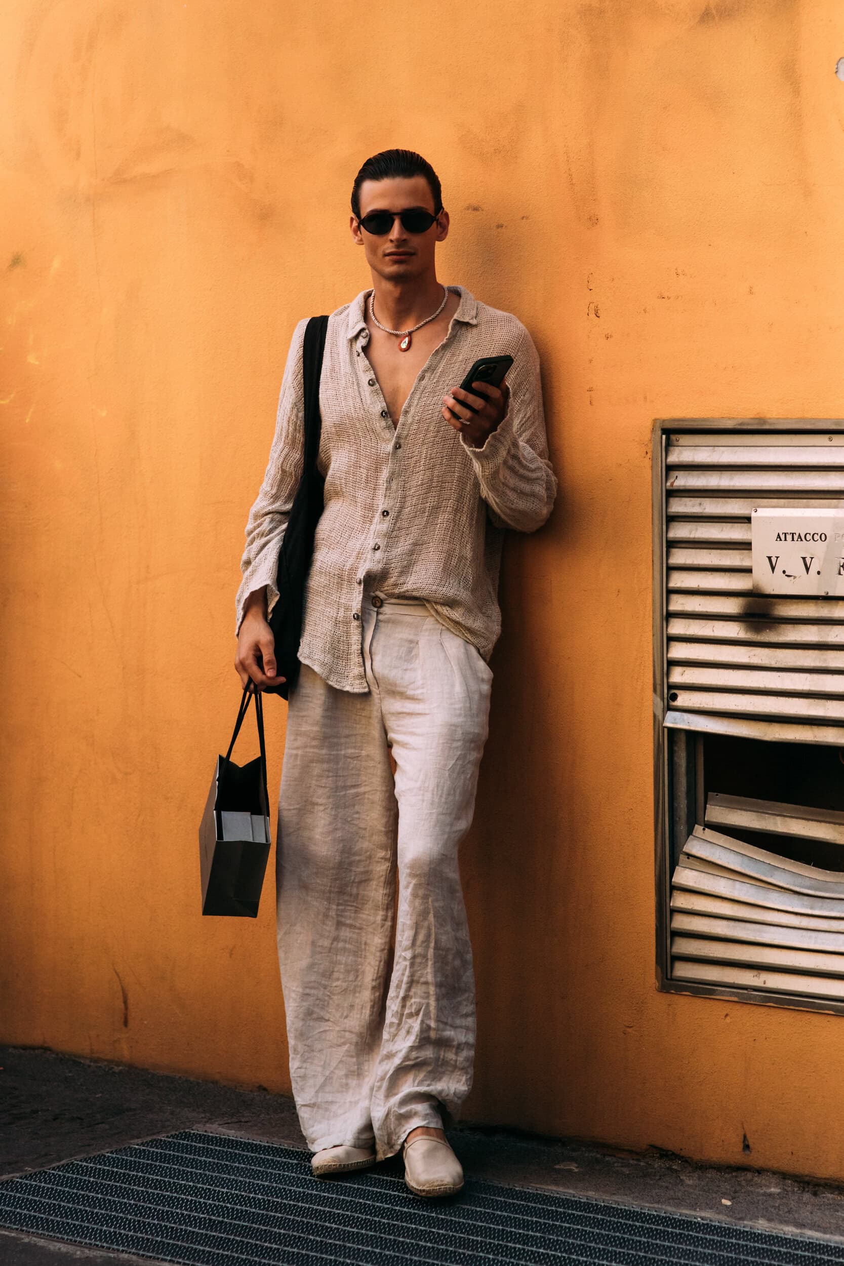 Milano Milan Men's Street Style Spring 2026 Shows
