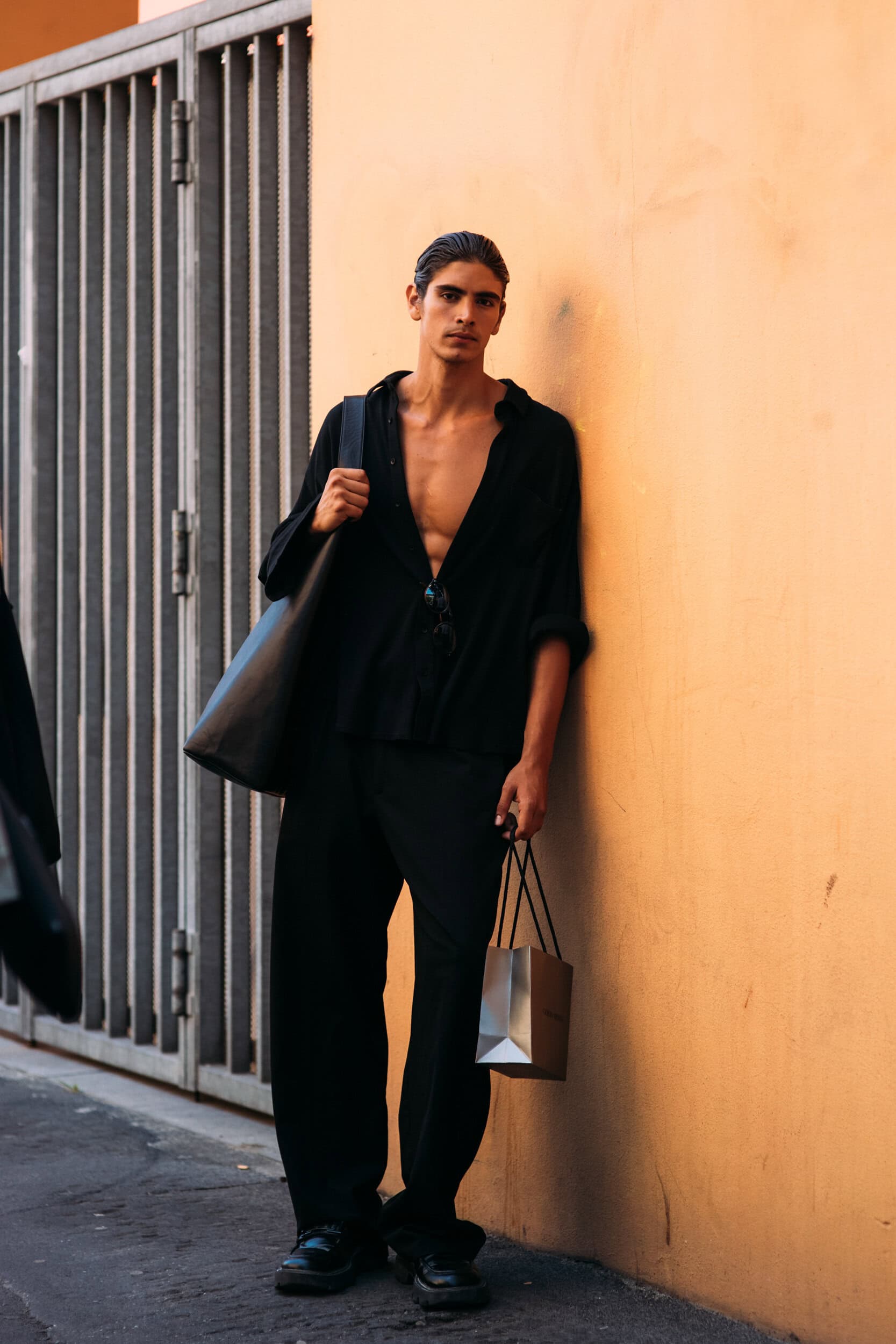 Milano Milan Men's Street Style Spring 2026 Shows