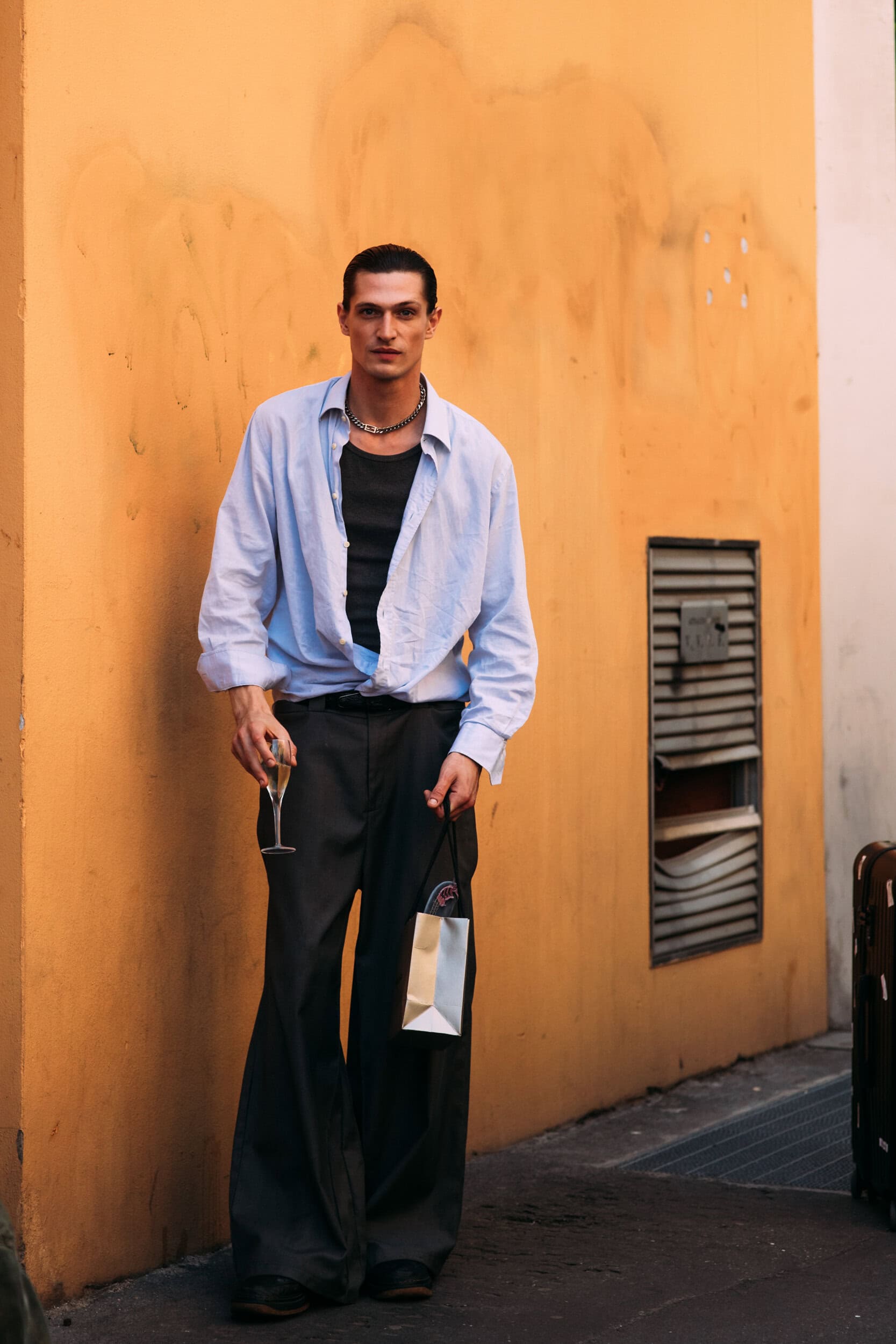 Milano Milan Men's Street Style Spring 2026 Shows