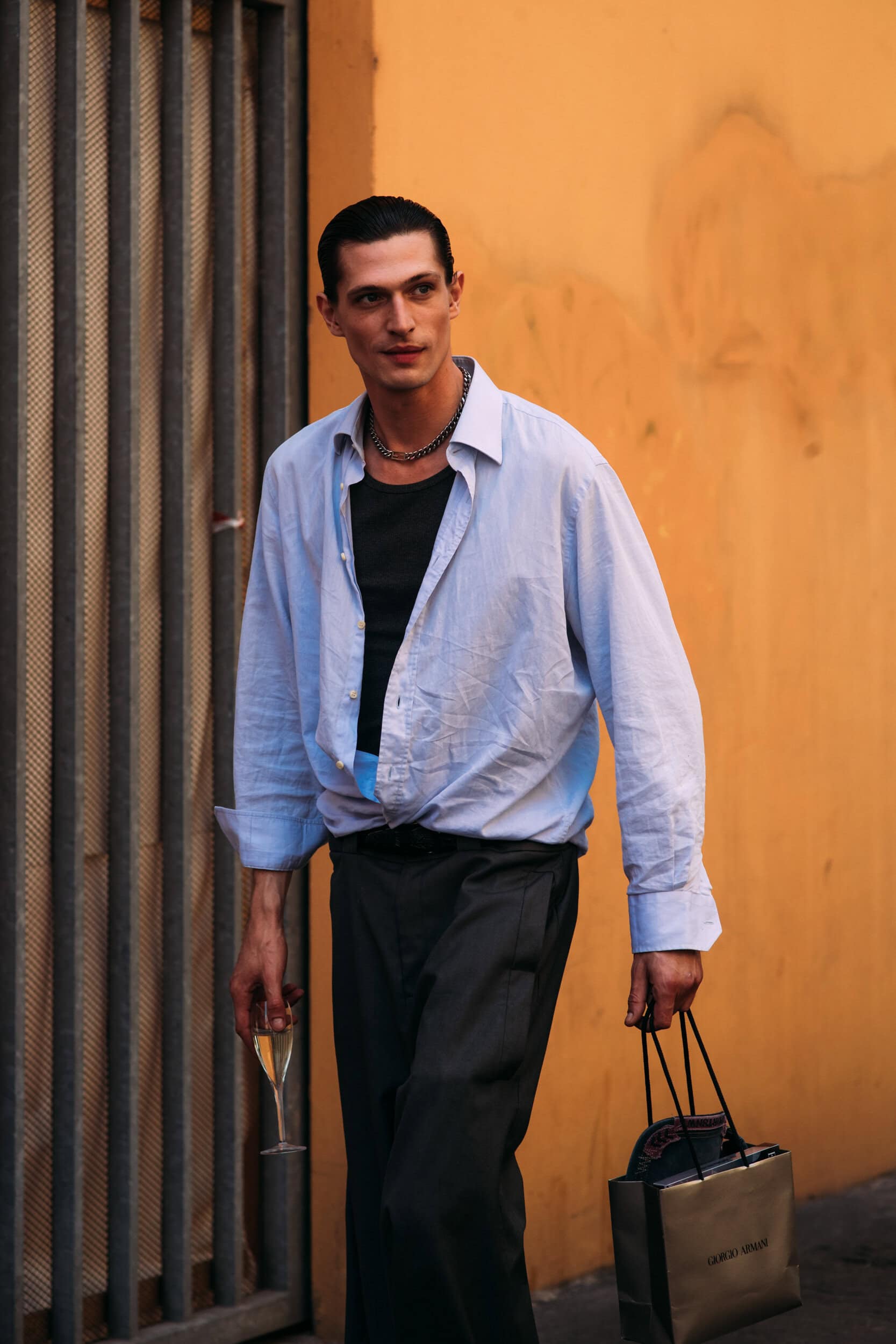 Milano Milan Men's Street Style Spring 2026 Shows