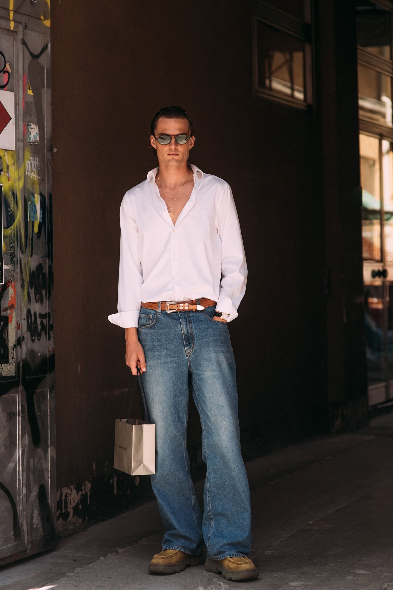 Milano Milan Men's Street Style Spring 2026 Shows