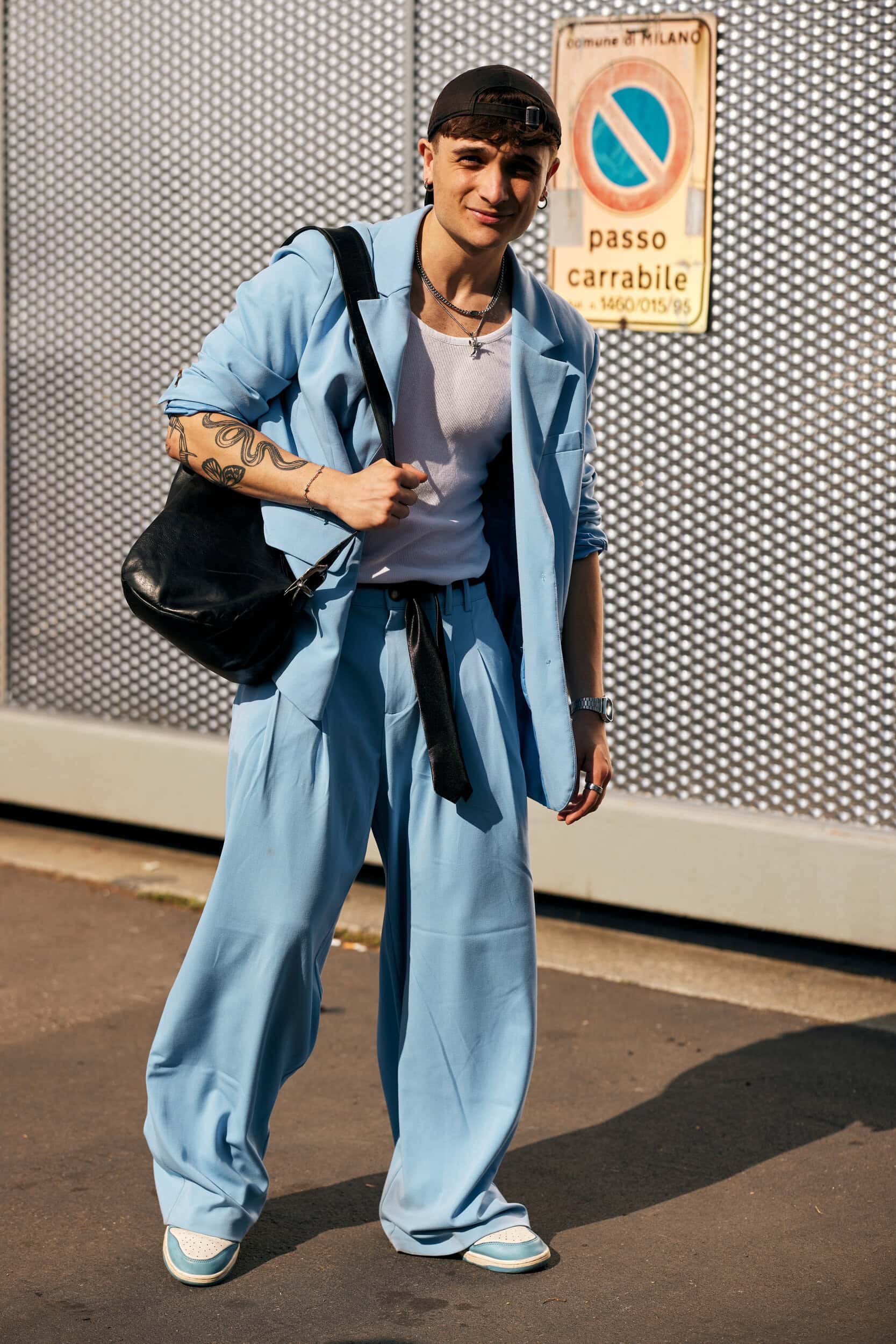 Milano Milan Men's Street Style Spring 2026 Shows