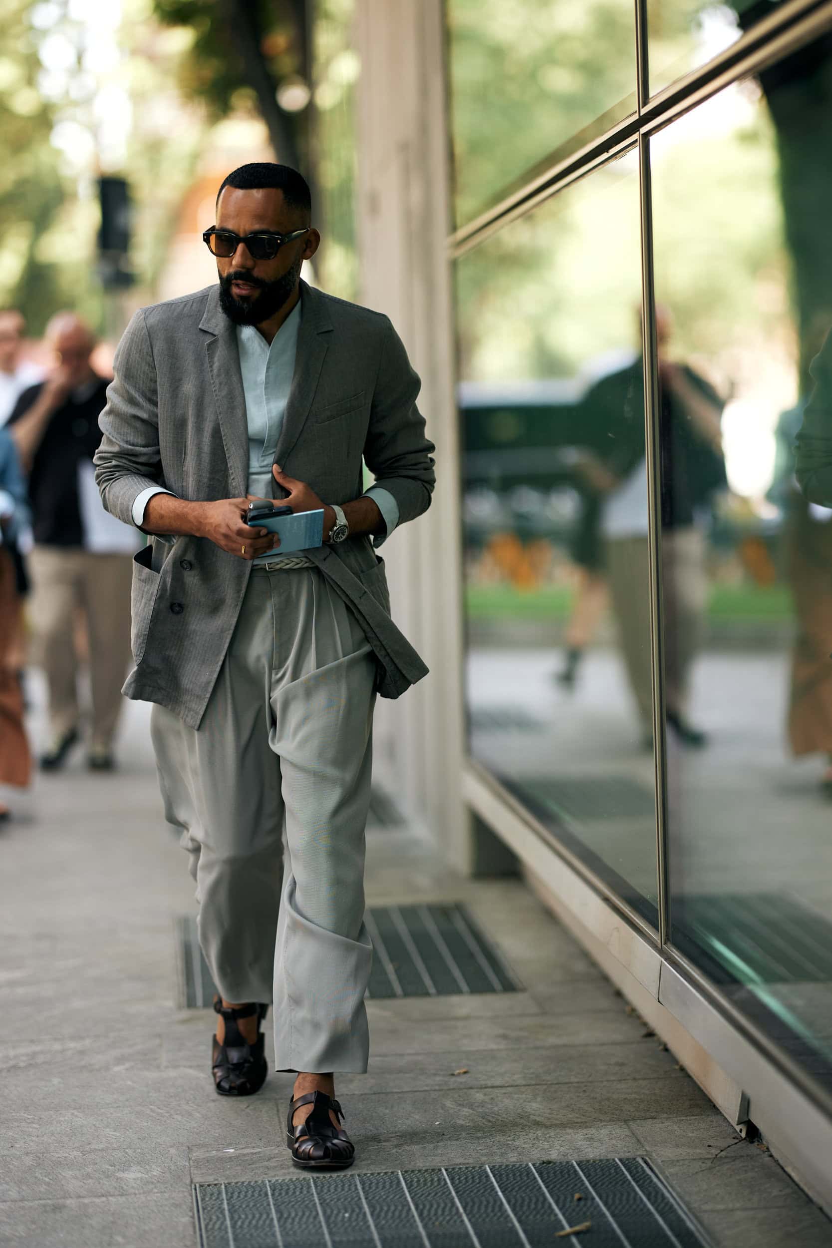 Milano Milan Men's Street Style Spring 2026 Shows