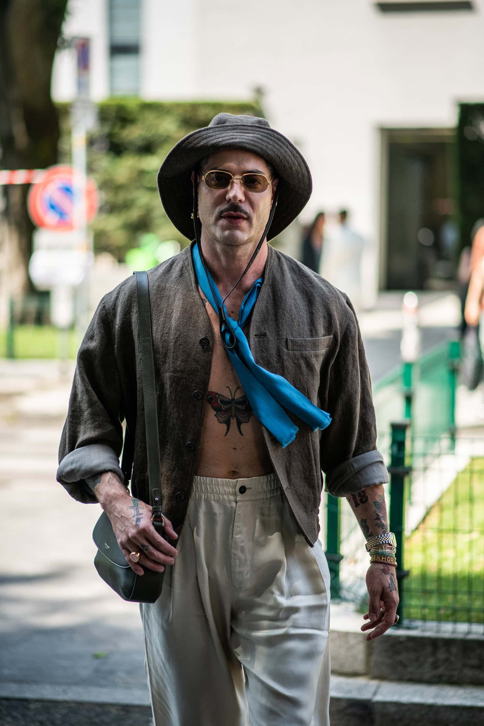 Milano Milan Men's Street Style Spring 2026 Shows