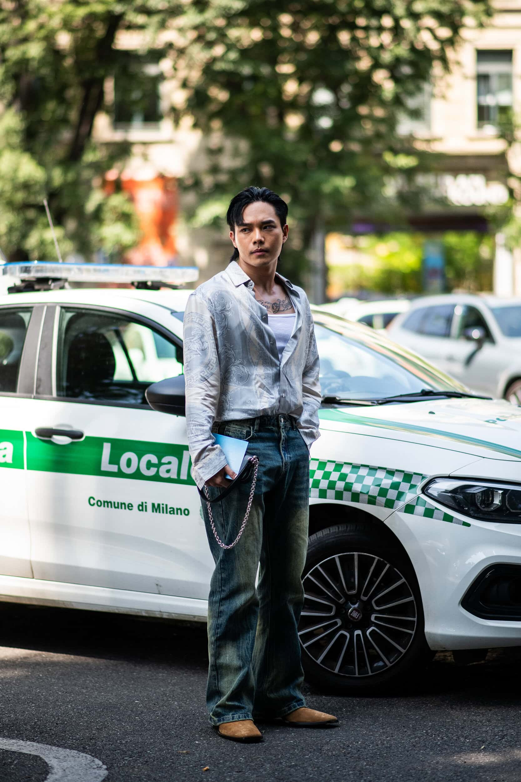 Milano Milan Men's Street Style Spring 2026 Shows