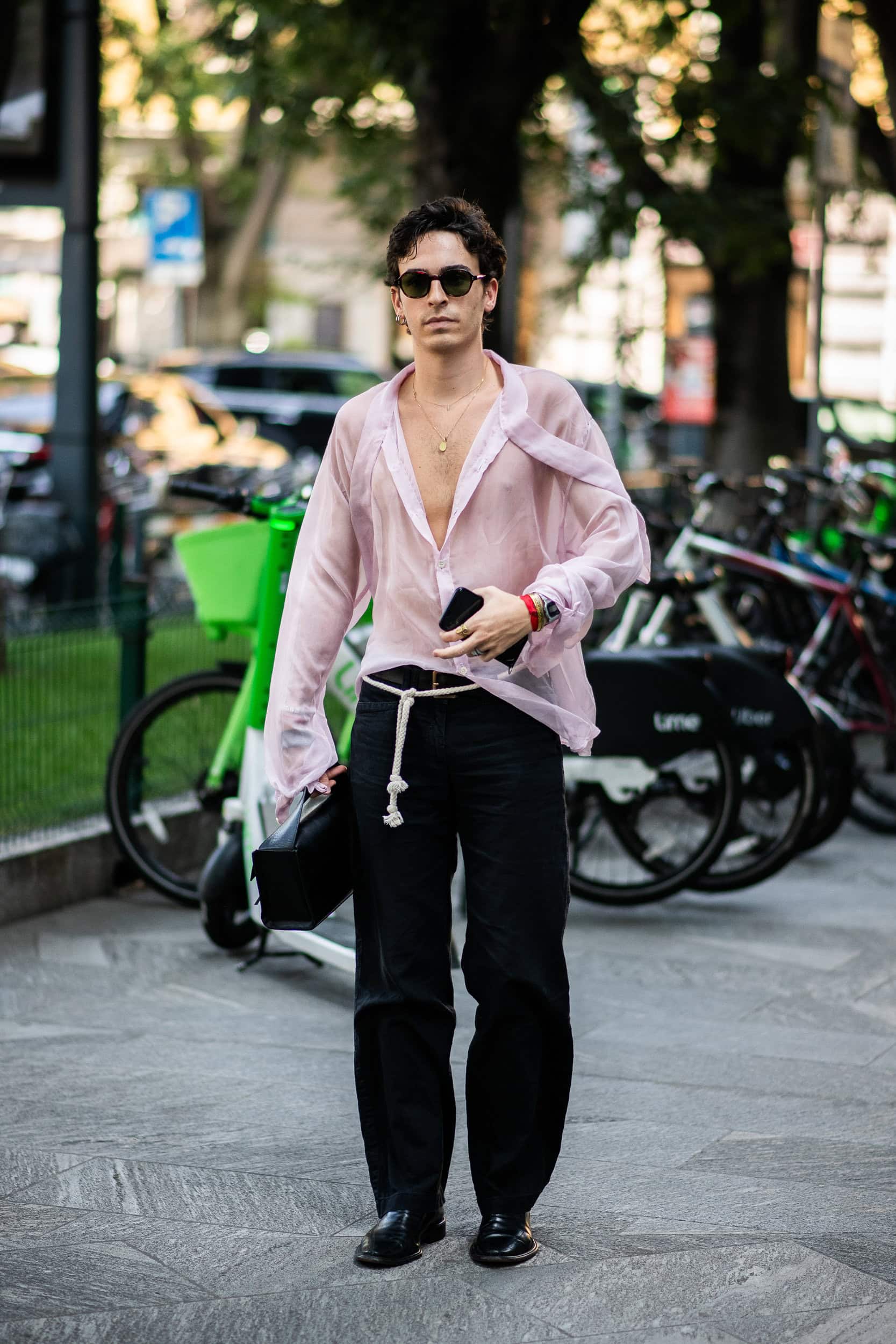 Milano Milan Men's Street Style Spring 2026 Shows