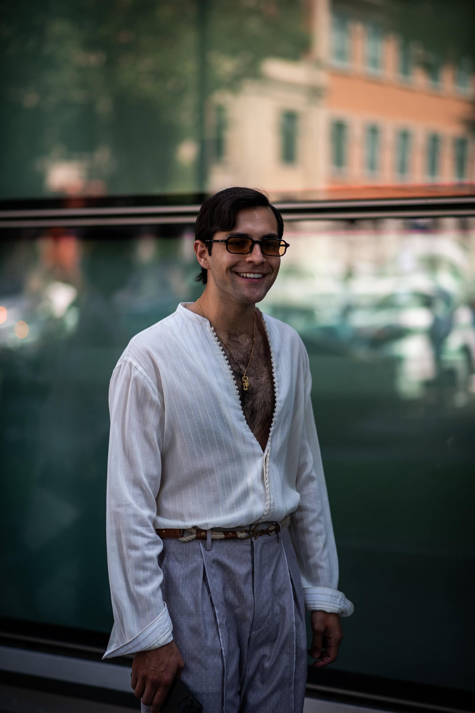 Milano Milan Men's Street Style Spring 2026 Shows