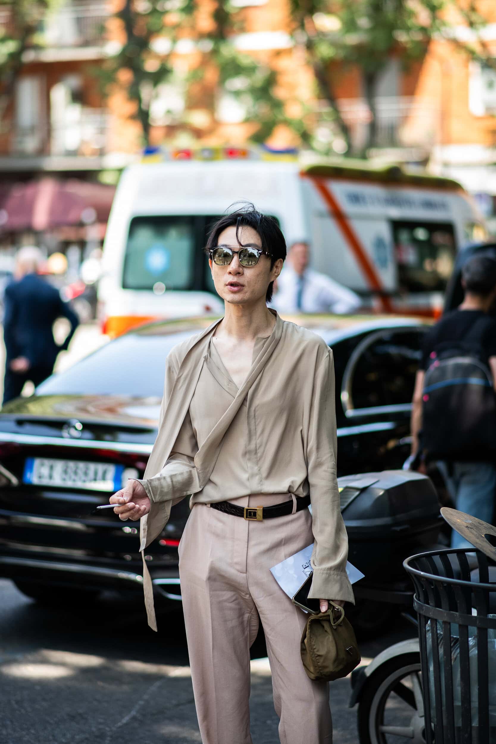 Milano Milan Men's Street Style Spring 2026 Shows
