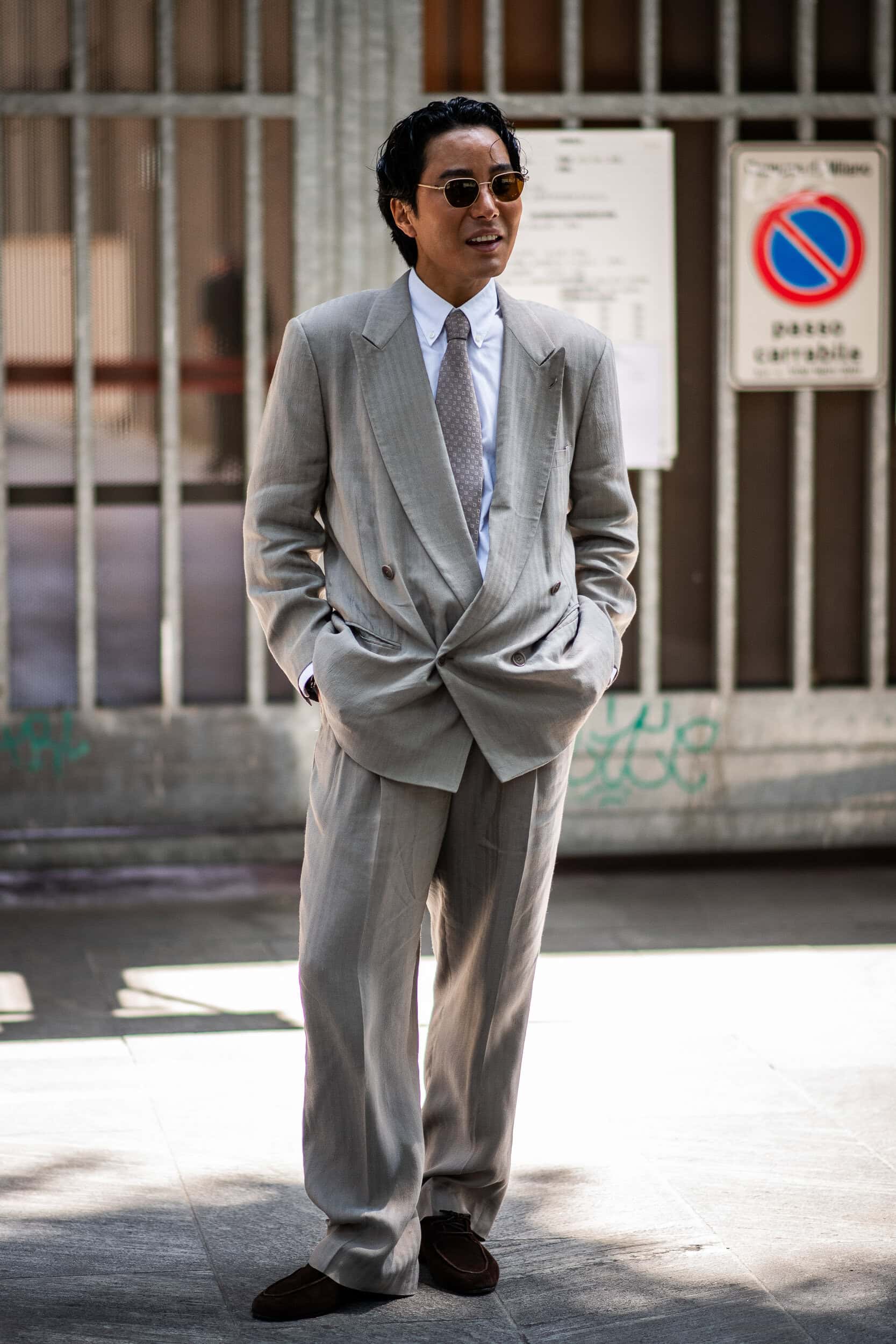 Milano Milan Men's Street Style Spring 2026 Shows