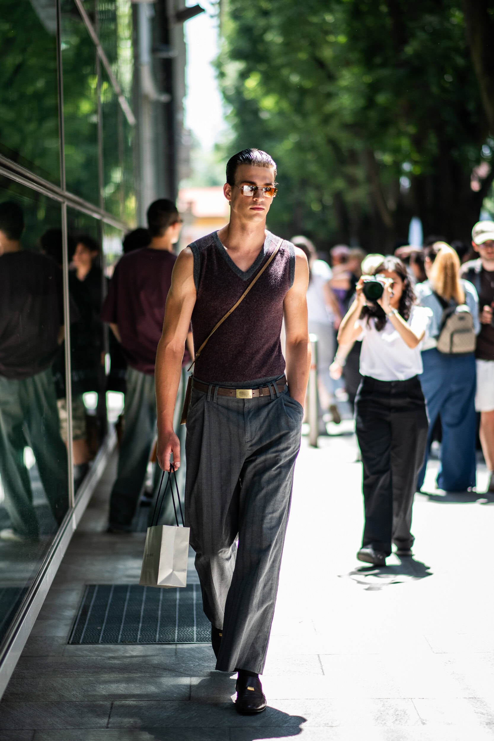 Milano Milan Men's Street Style Spring 2026 Shows