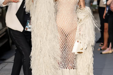 Miley Cyrus in Schiaparelli at The 2025 Tribeca Film Festival