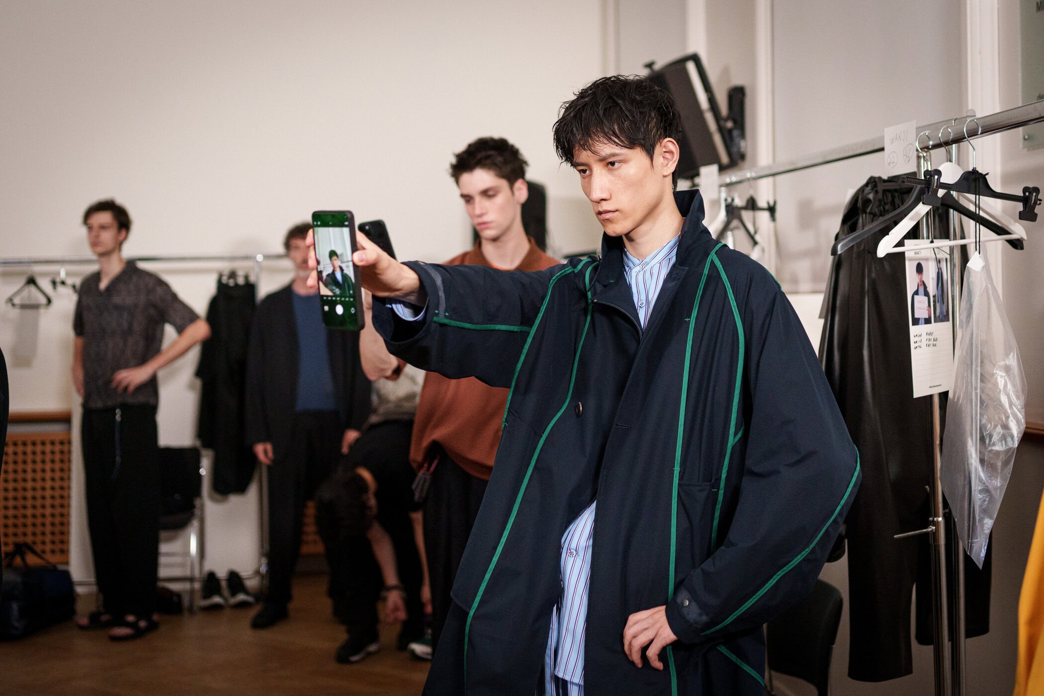 White Mountaineering Spring 2026 Men's Fashion Show Backstage