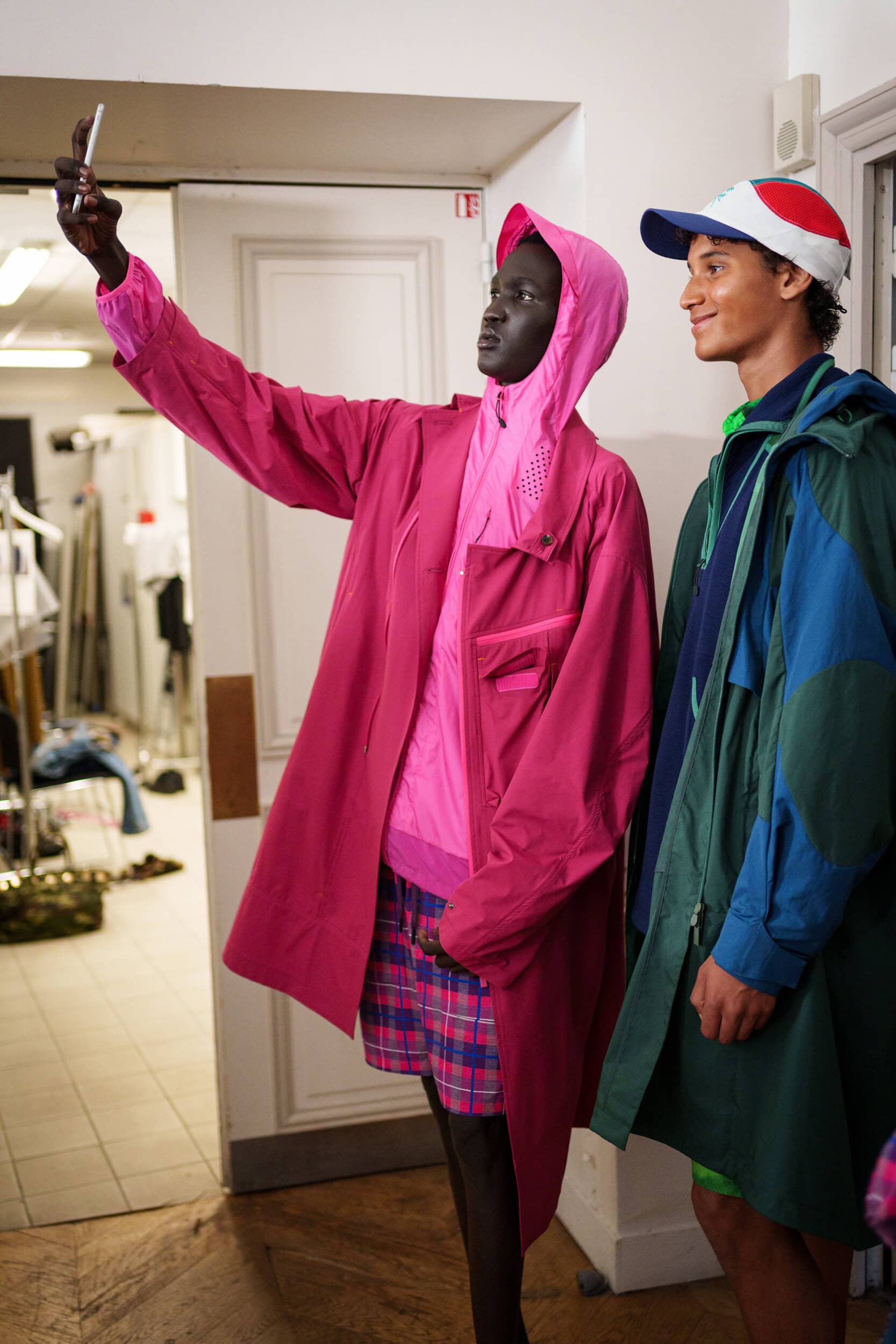 White Mountaineering Spring 2026 Men's Fashion Show Backstage