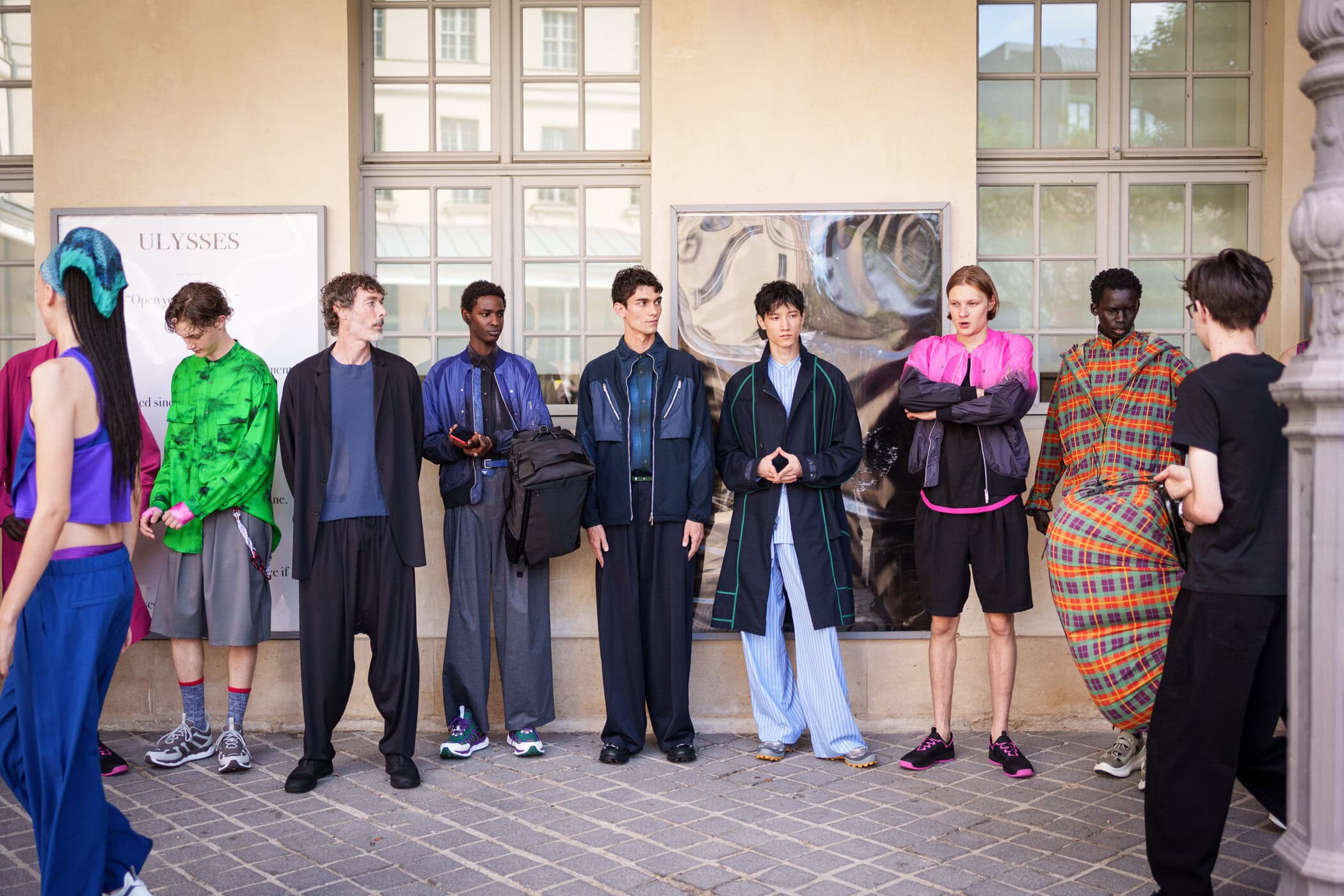 White Mountaineering Spring 2026 Men's Fashion Show Backstage