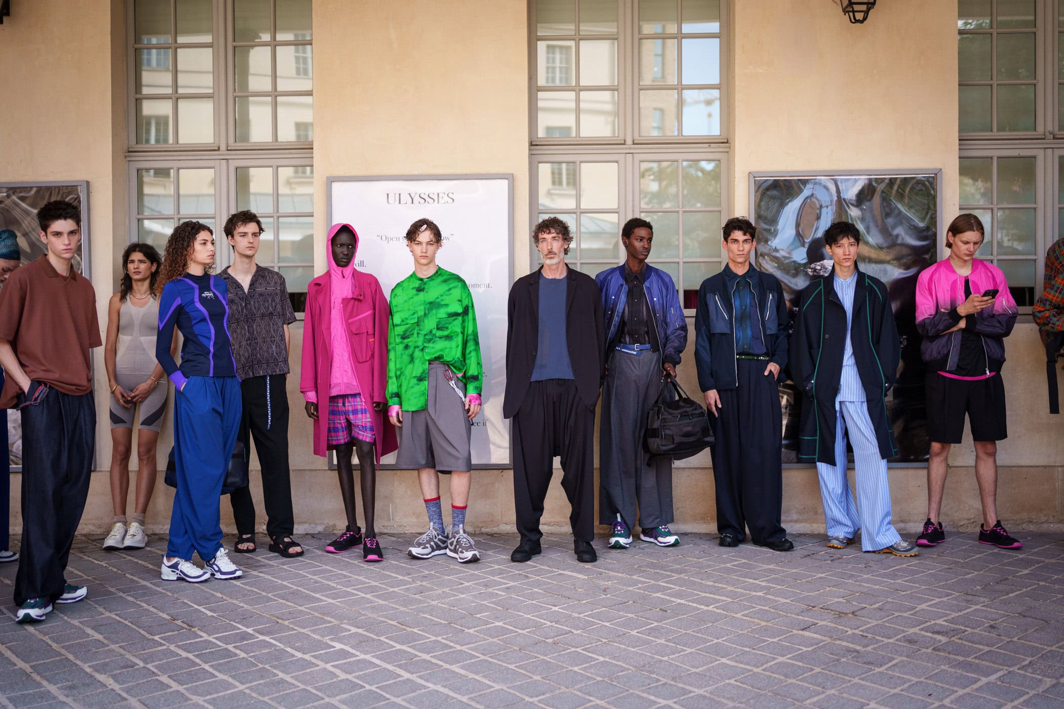 White Mountaineering Spring 2026 Men's Fashion Show Backstage