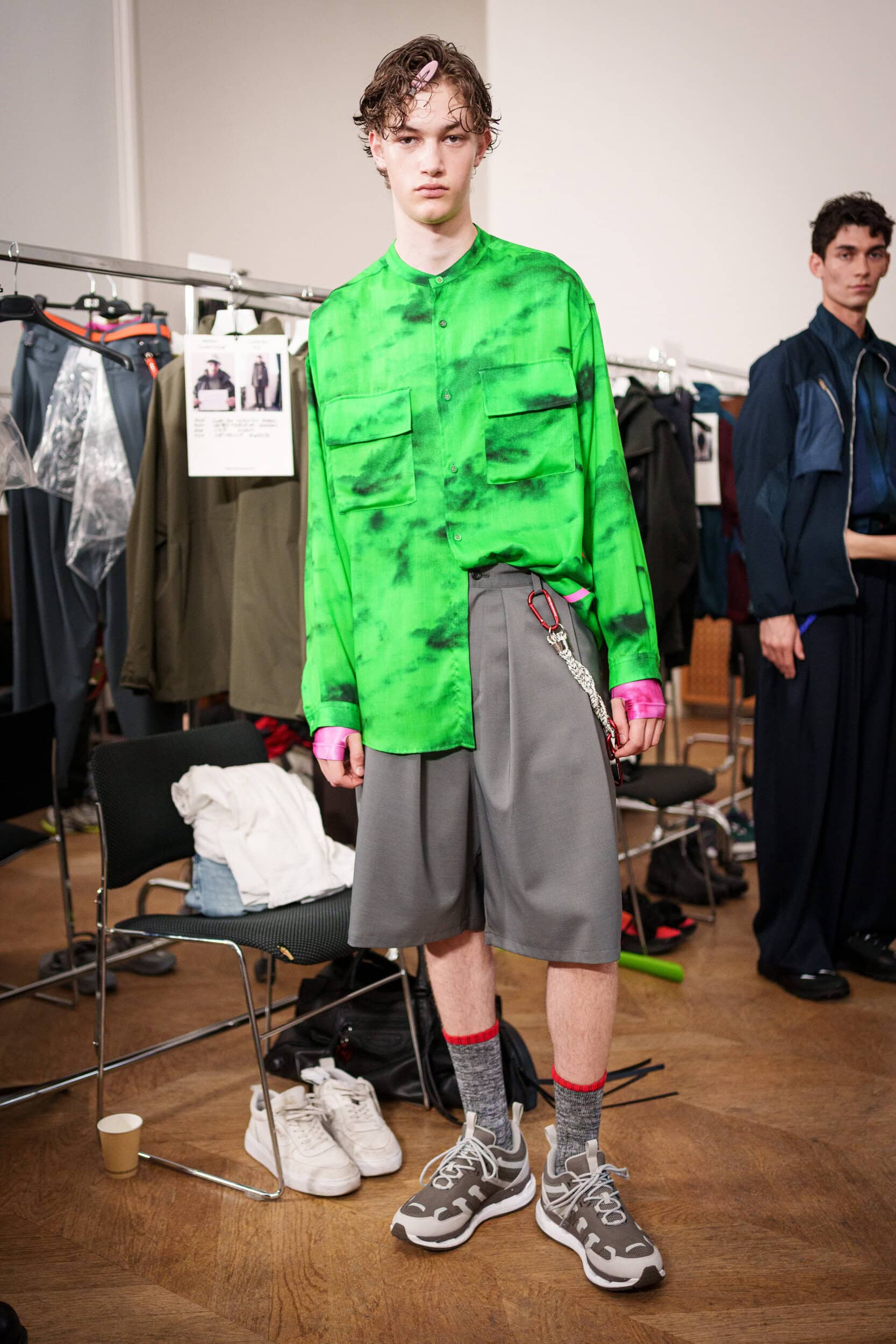 White Mountaineering Spring 2026 Men's Fashion Show Backstage