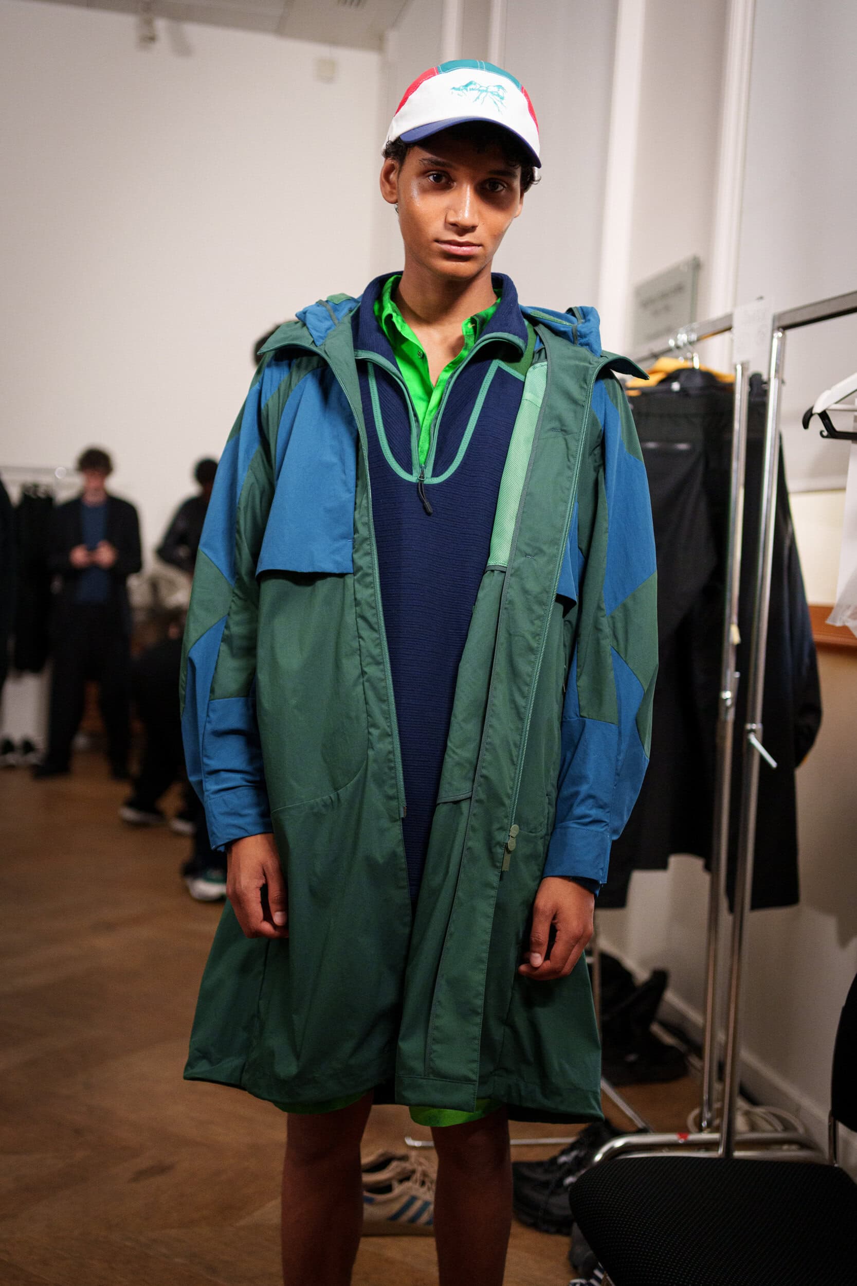 White Mountaineering Spring 2026 Men's Fashion Show Backstage