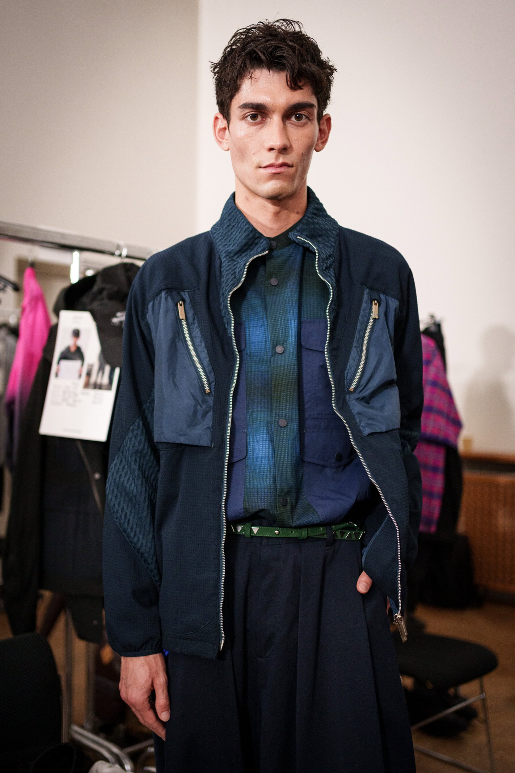 White Mountaineering Spring 2026 Men's Fashion Show Backstage