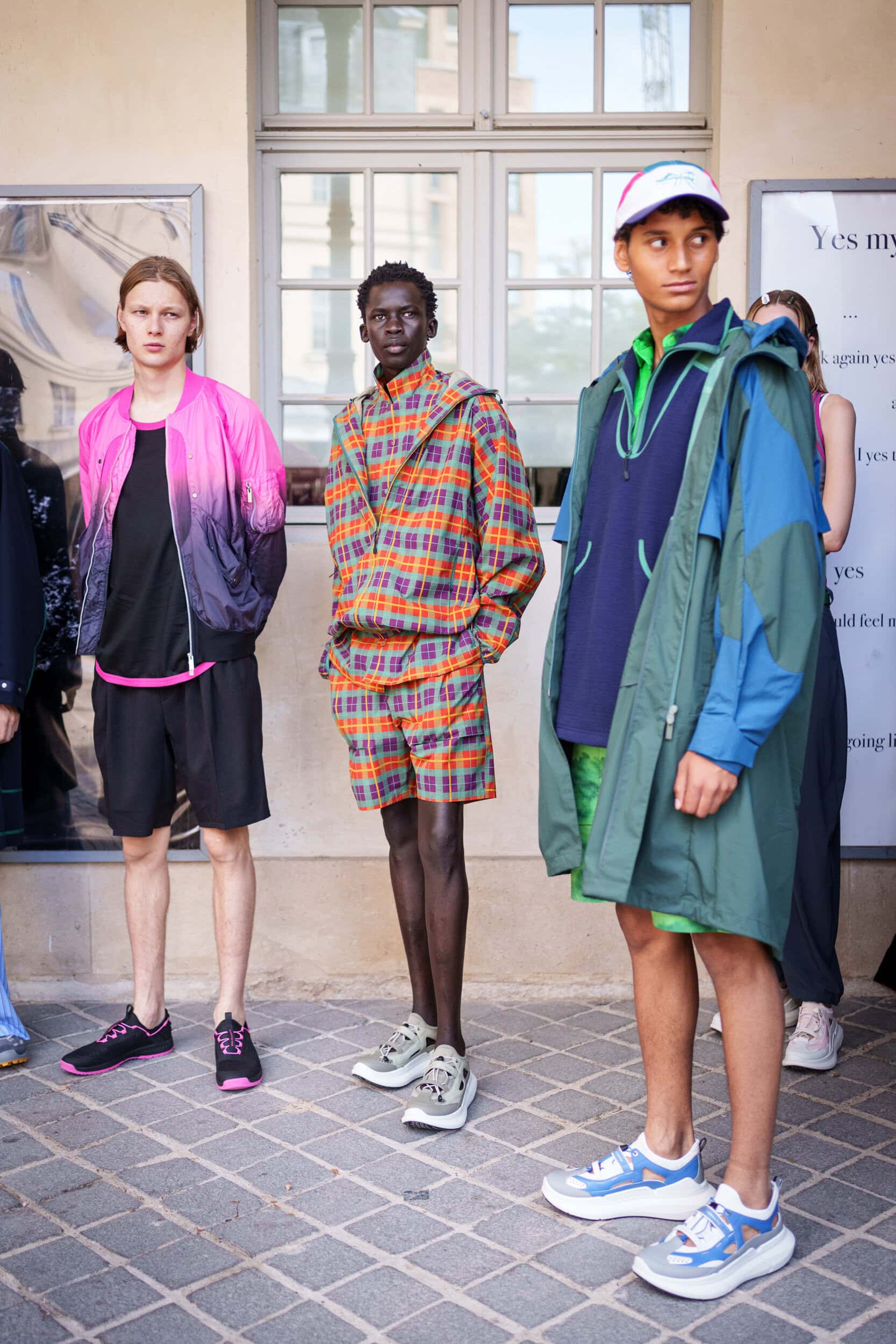 White Mountaineering Spring 2026 Men's Fashion Show Backstage